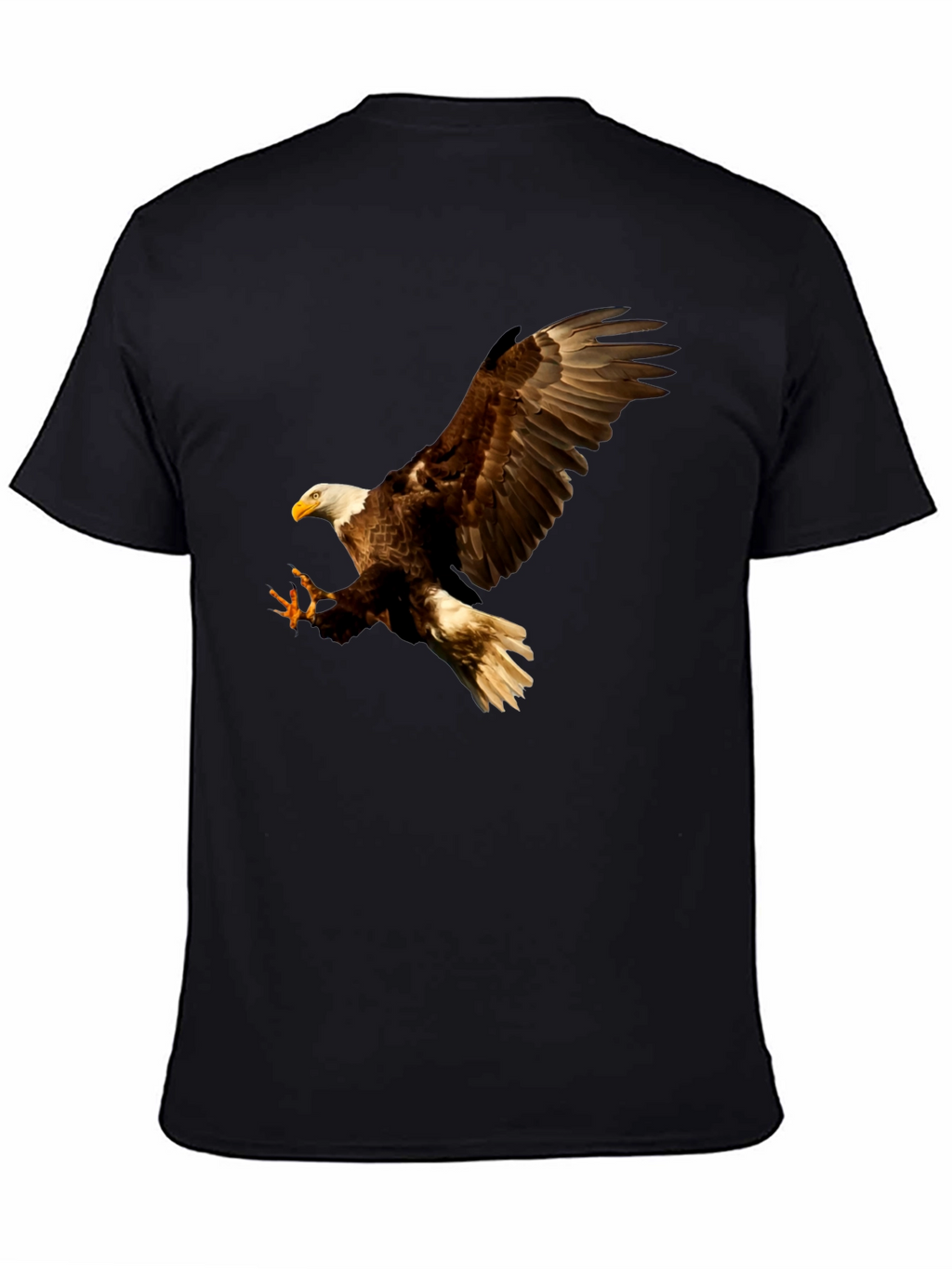Eagle Print Black T-Shirt