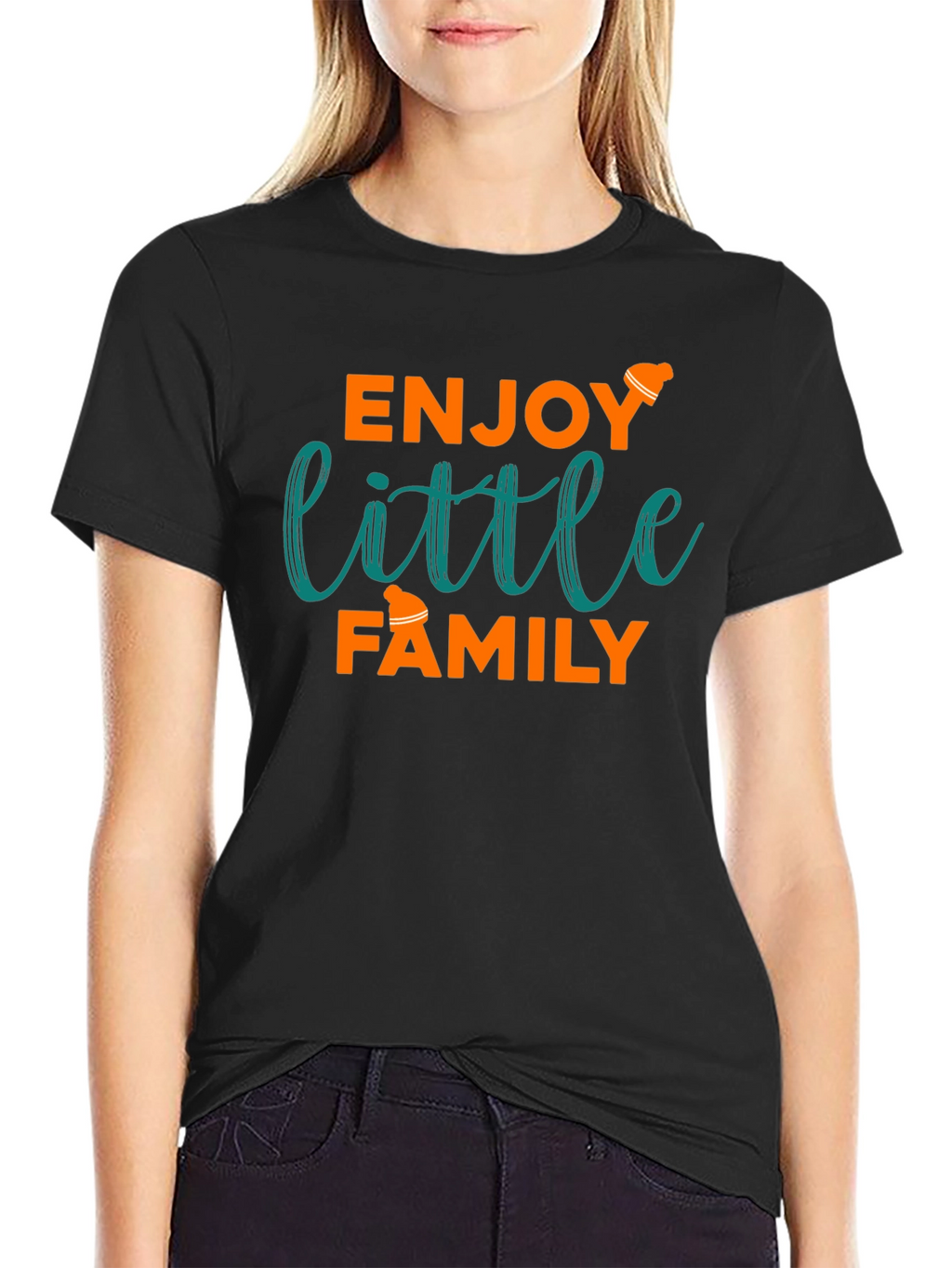 Enjoy Little Family Graphic T-Shirt