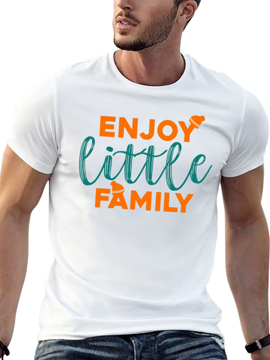 Enjoy Little Family Graphic T-Shirt