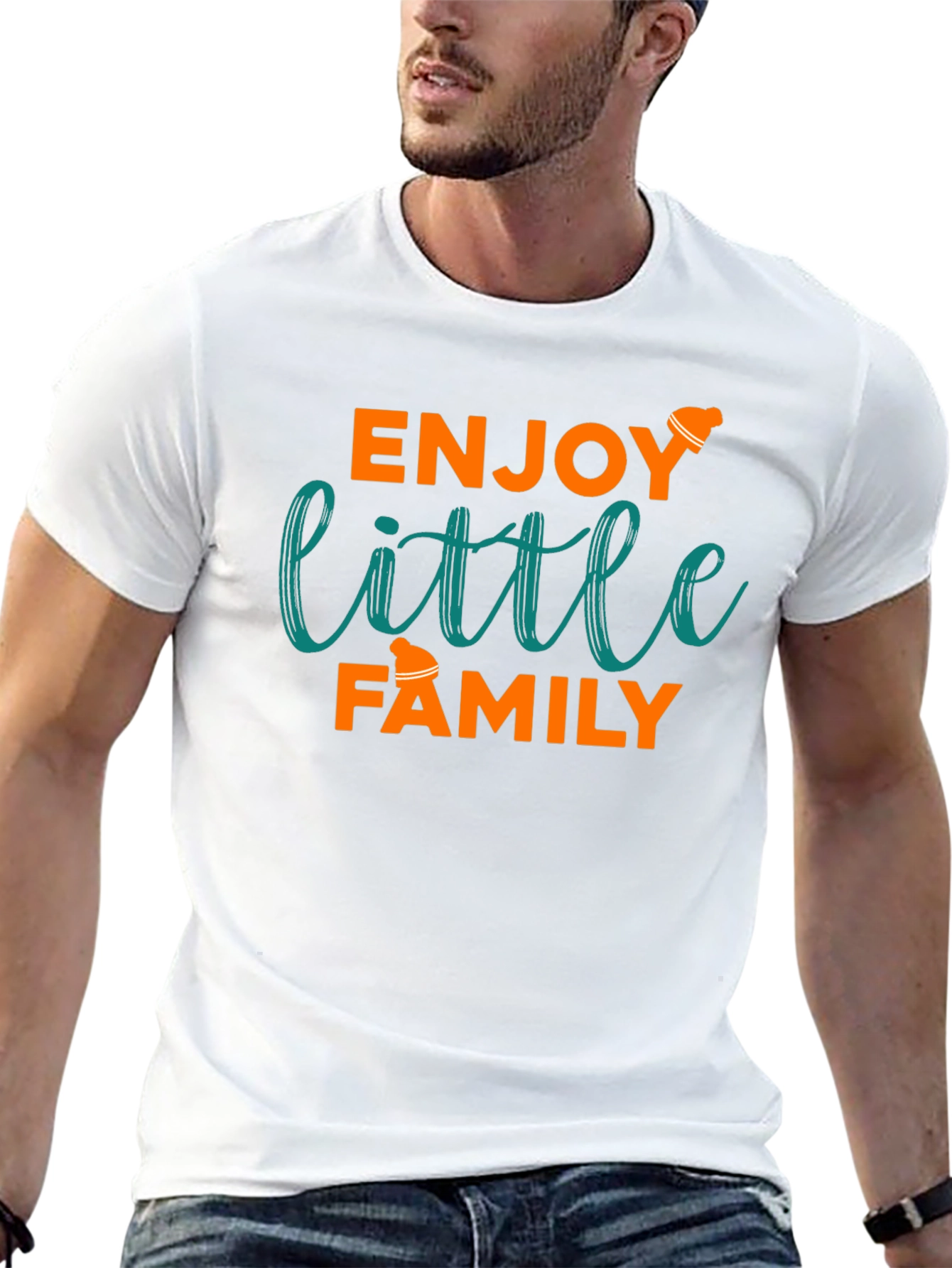 Enjoy Little Family Graphic T-Shirt