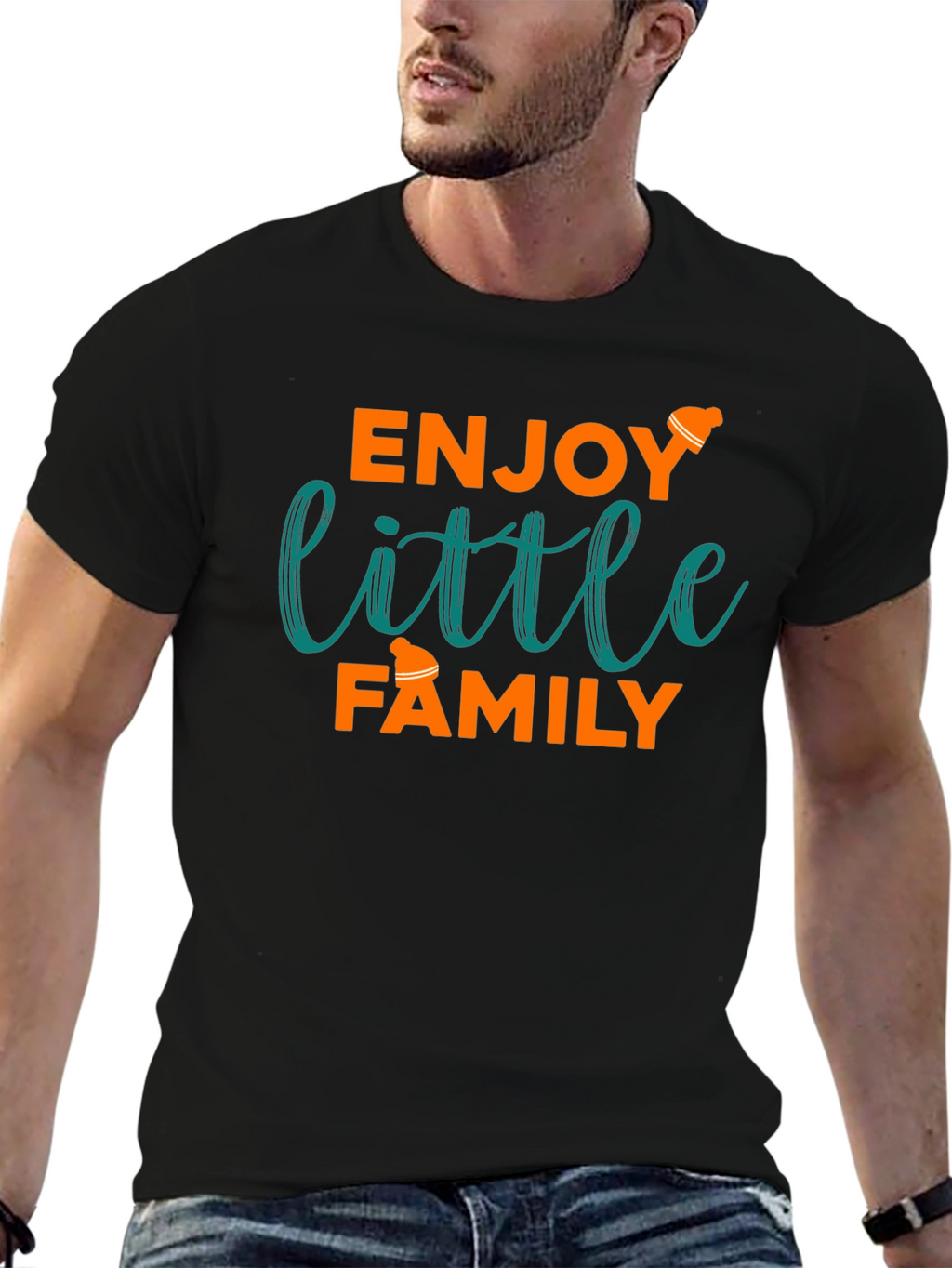 Enjoy Little Family Graphic T-Shirt