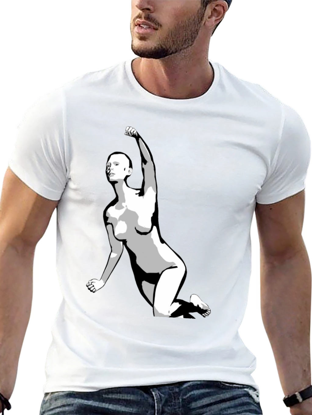 Bold Graphic Tee: Empowerment Design