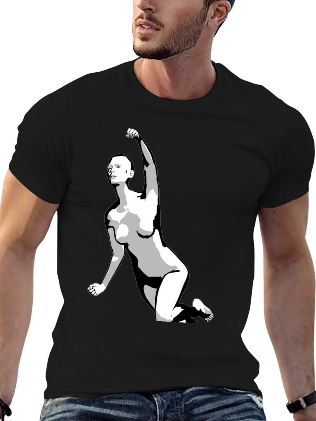 Bold Graphic Tee: Empowerment Design