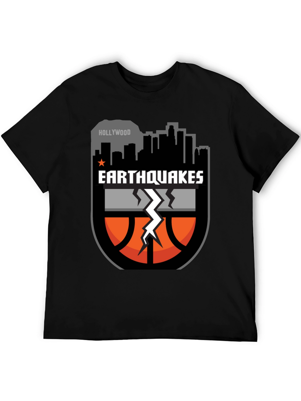 Earthquakes Basketball Graphic T-Shirt