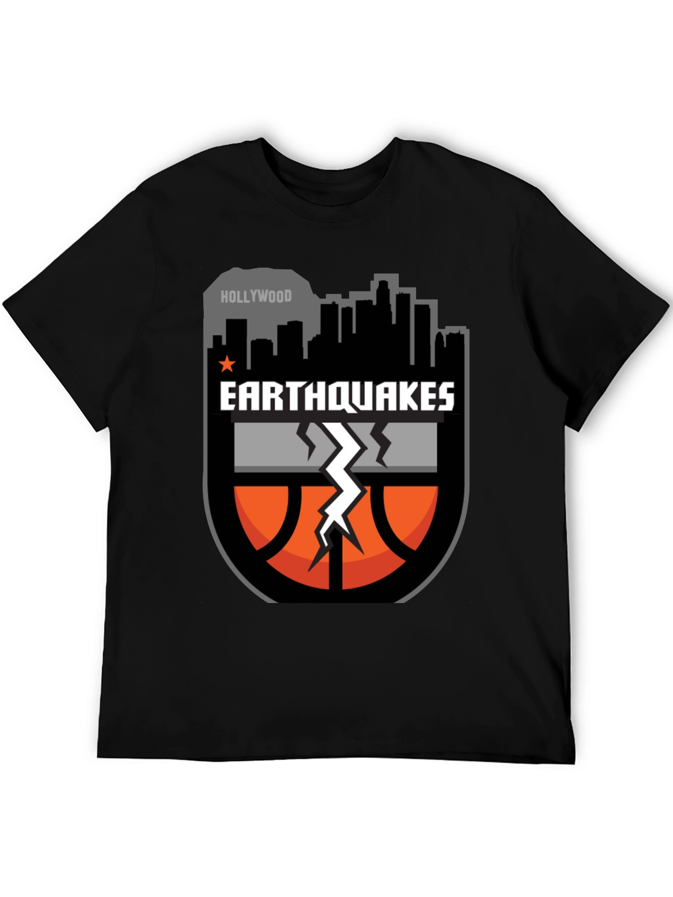 Earthquakes Basketball Graphic T-Shirt