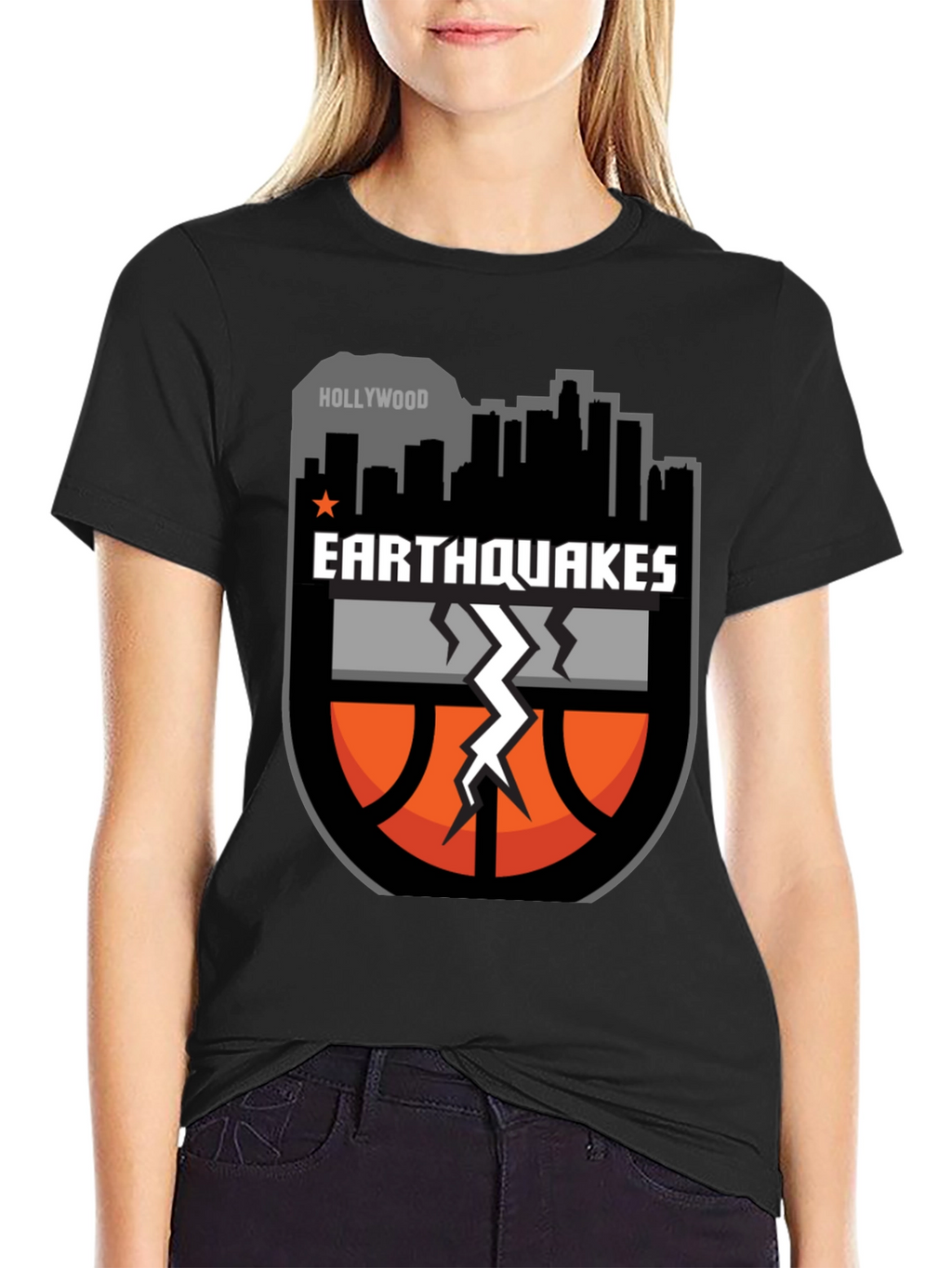 Earthquakes Basketball Graphic T-Shirt