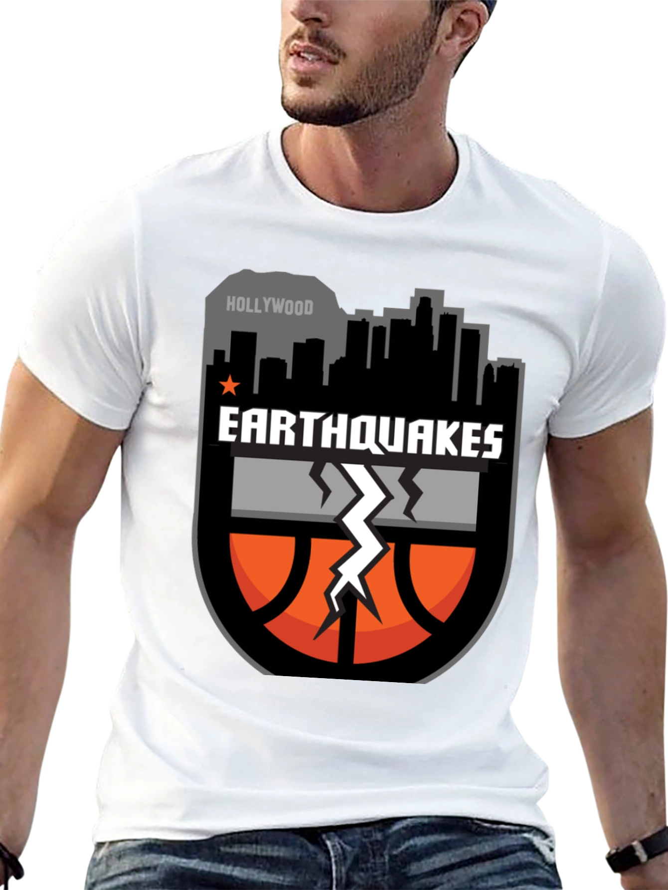 Earthquakes Basketball Graphic T-Shirt