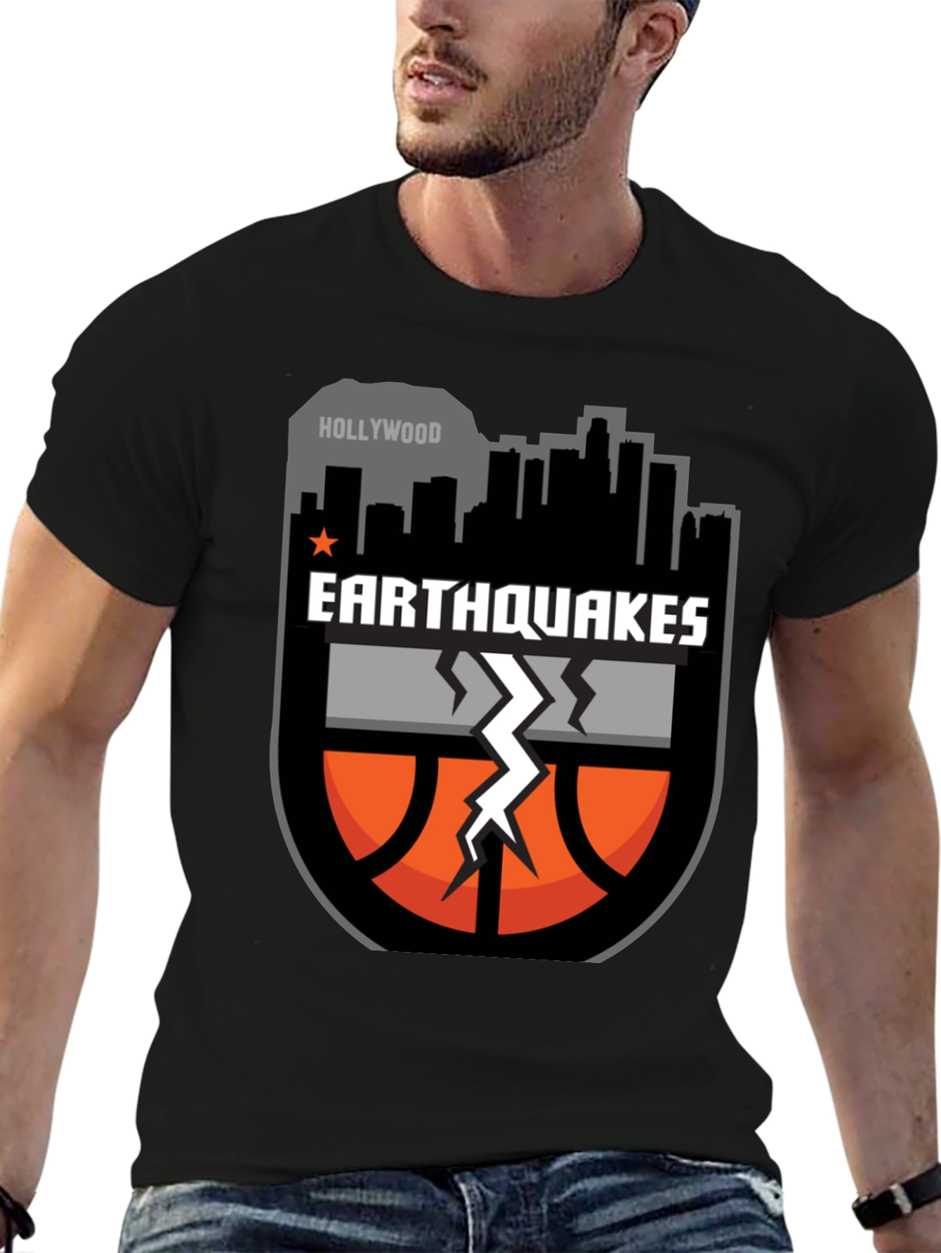 Earthquakes Basketball Graphic T-Shirt