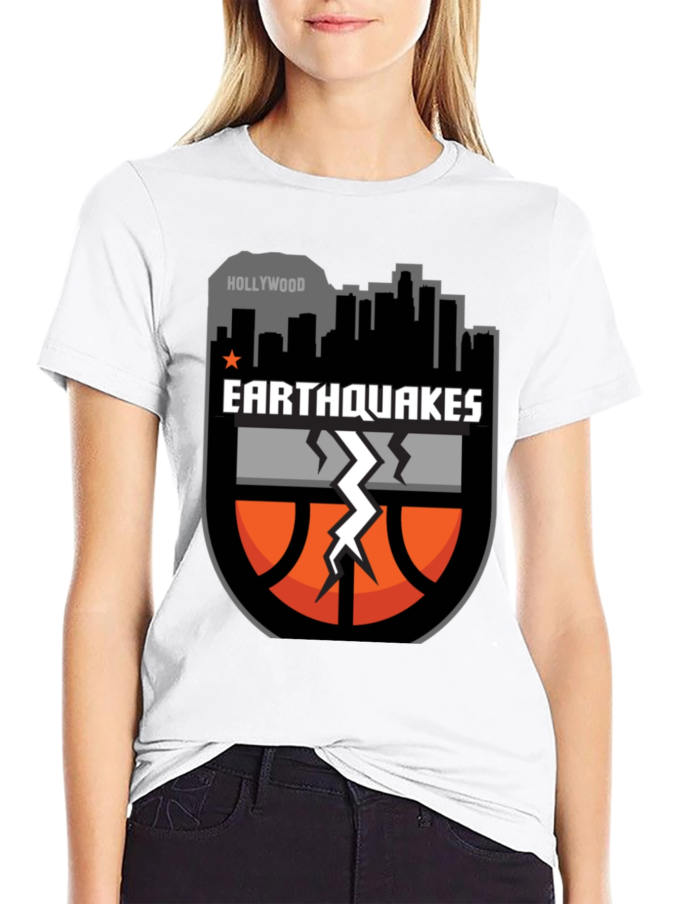 Earthquakes Basketball Graphic T-Shirt