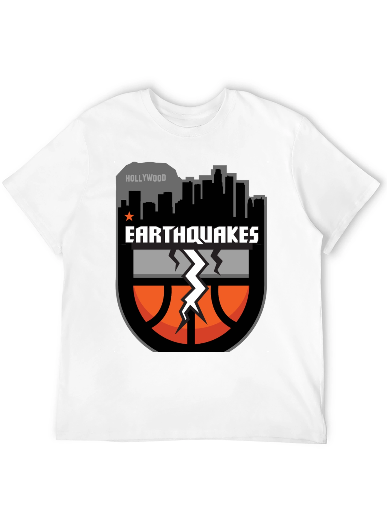 Earthquakes Basketball Graphic T-Shirt