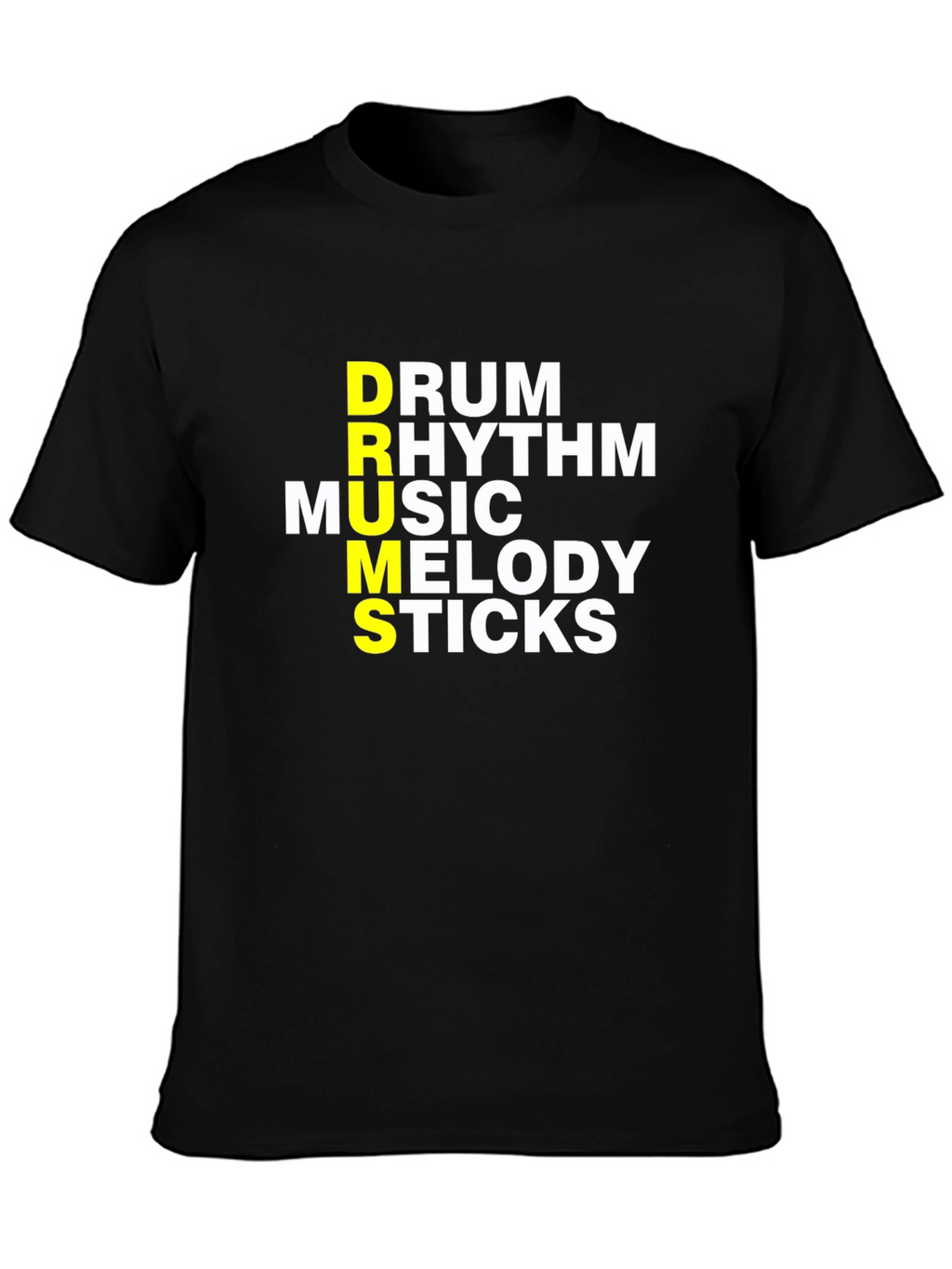 Drum Music Sticks T-Shirt - Musician Tee