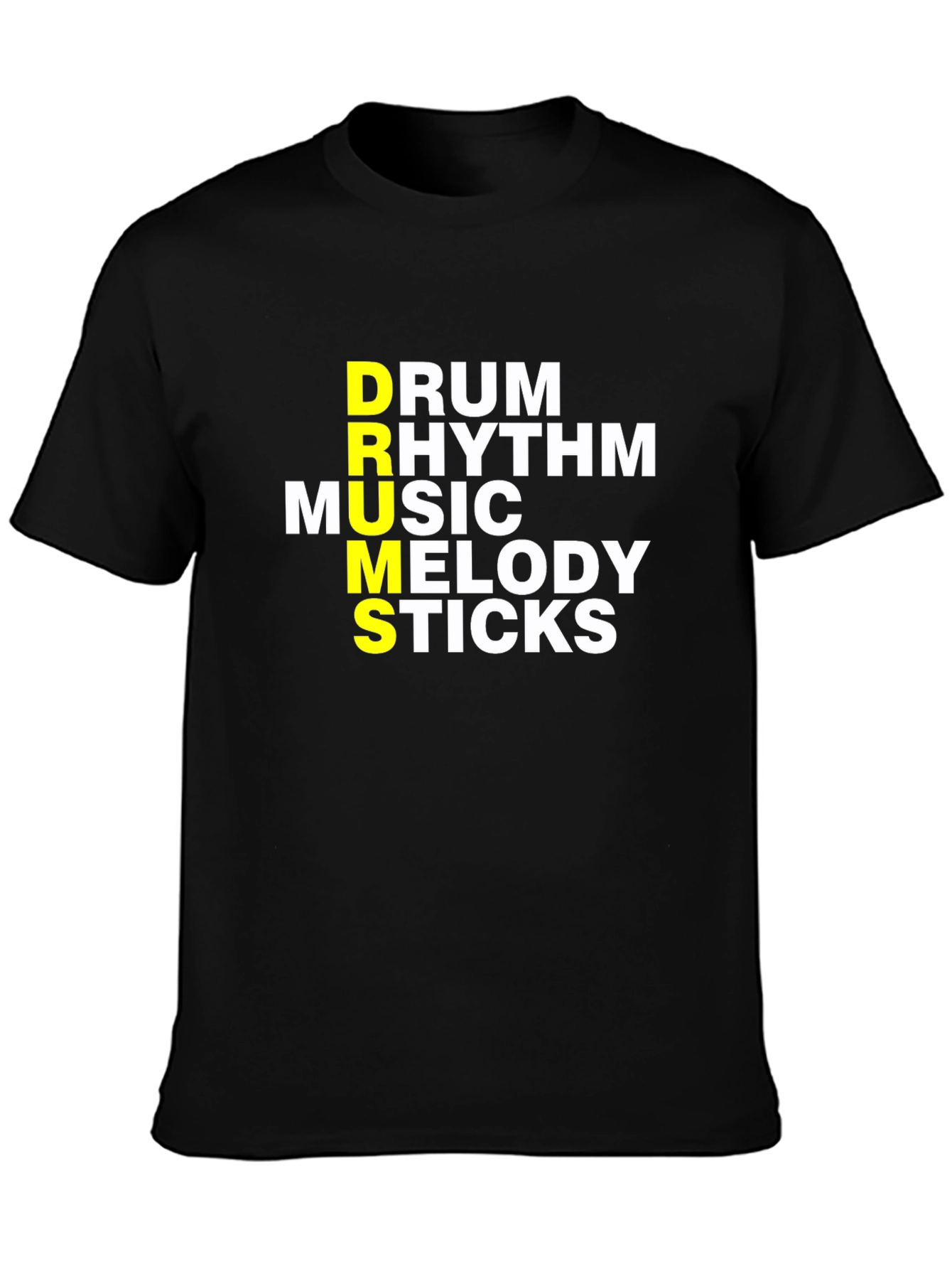 Drum Music Sticks T-Shirt - Musician Tee