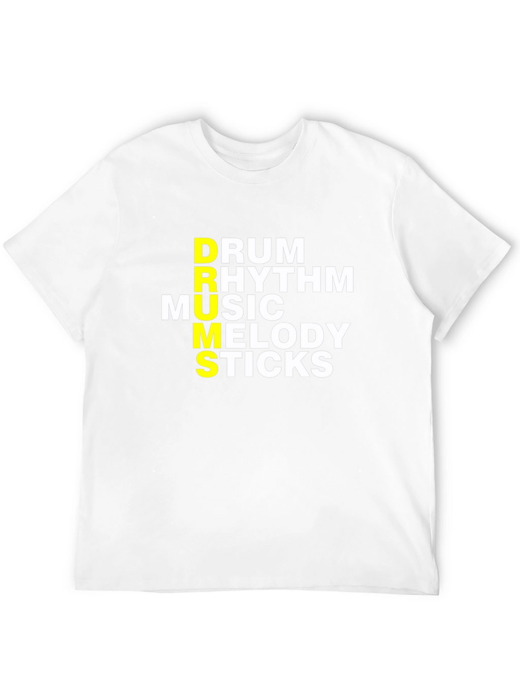 Drum Music Sticks T-Shirt - Musician Tee