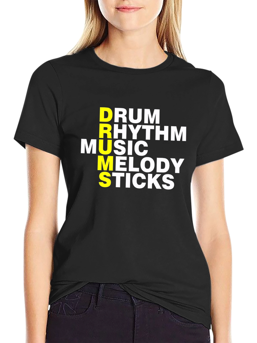 Drum Music Sticks T-Shirt - Musician Tee
