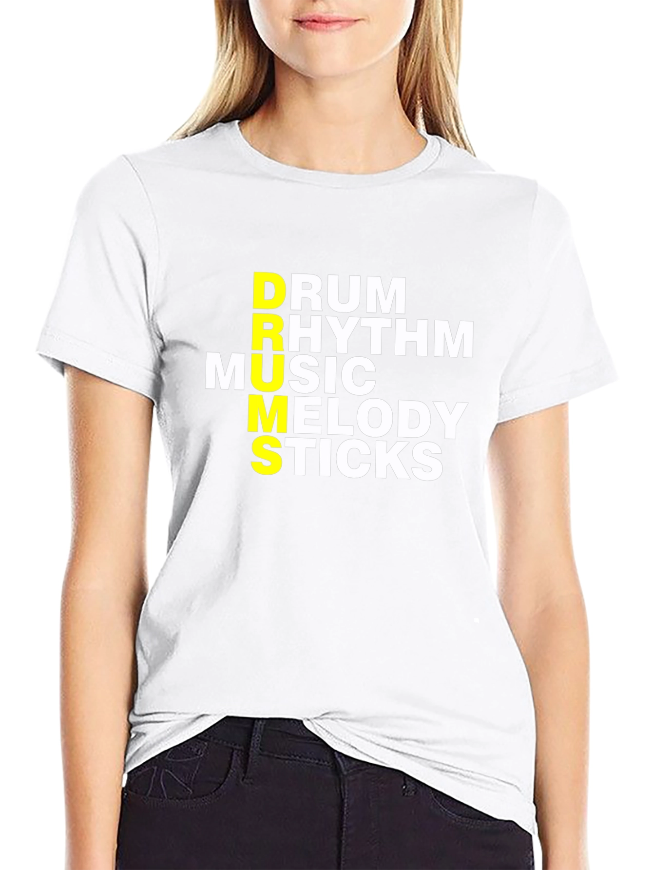 Drum Music Sticks T-Shirt - Musician Tee