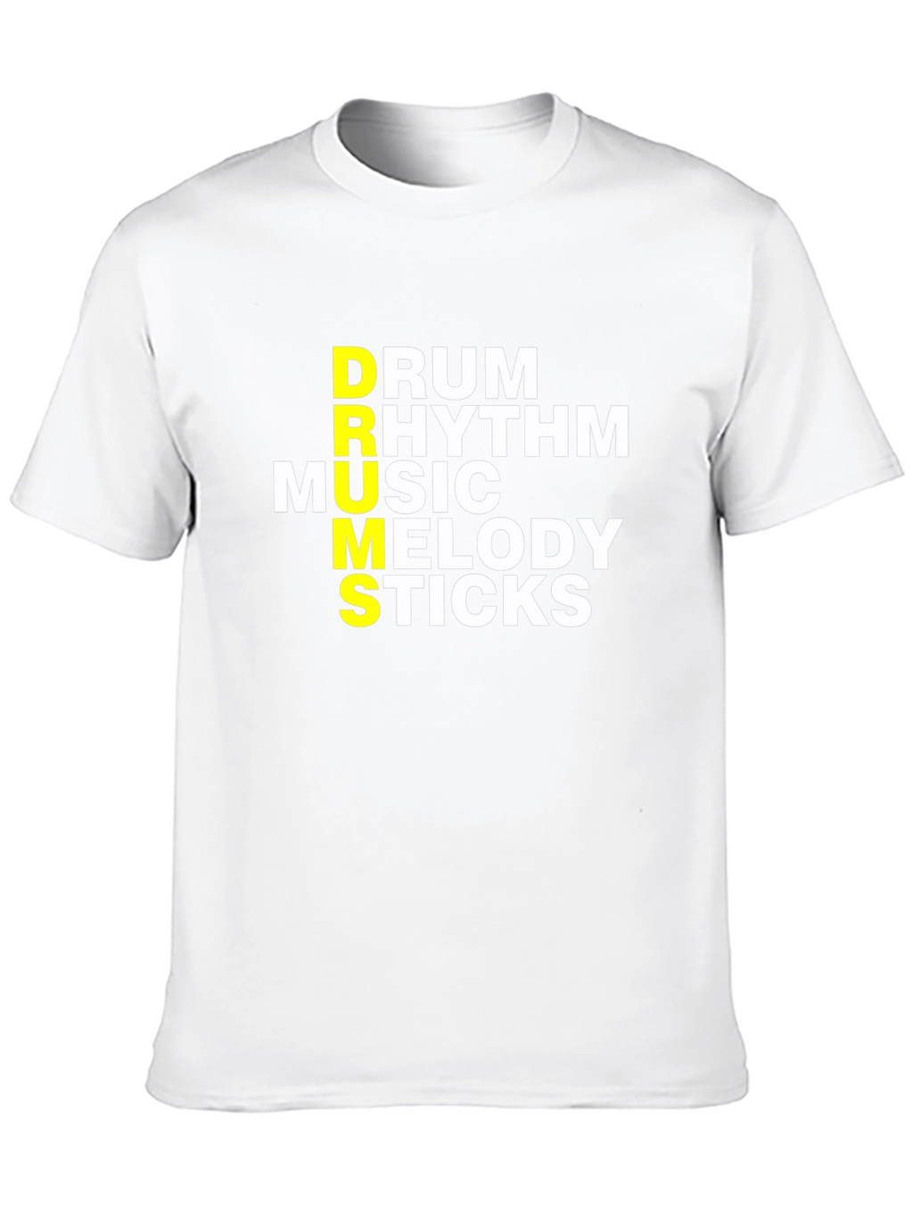 Drum Music Sticks T-Shirt - Musician Tee