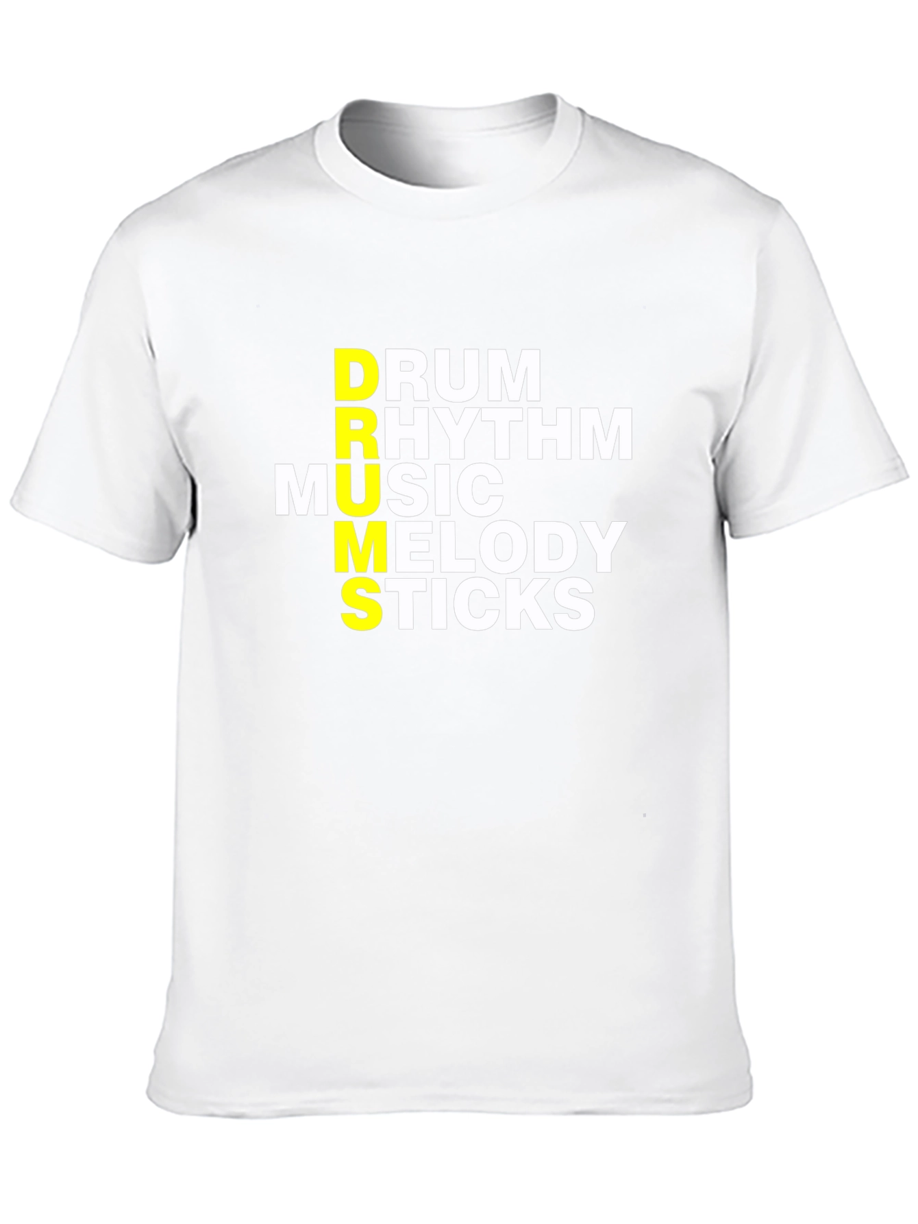 Drum Music Sticks T-Shirt - Musician Tee