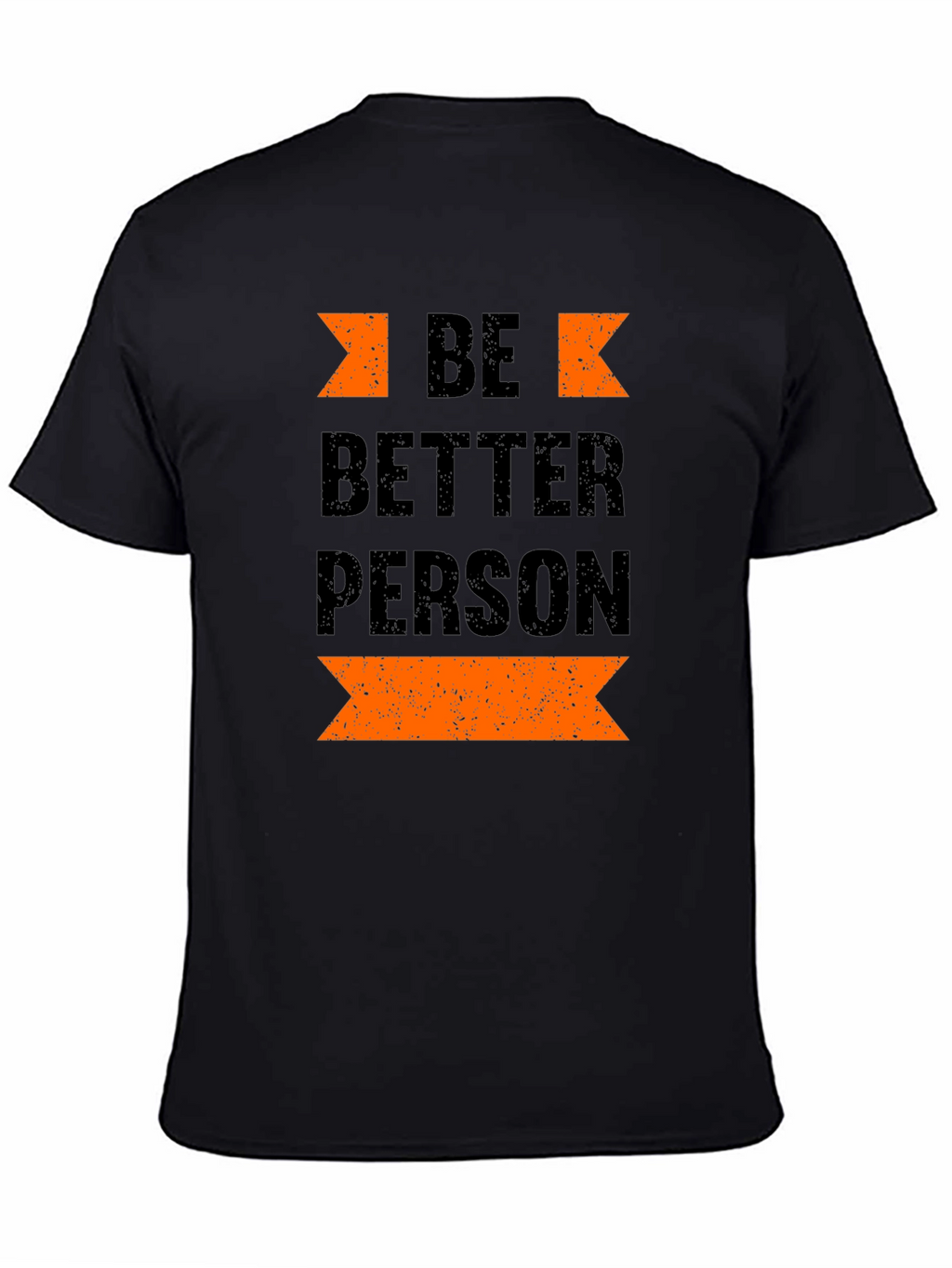 Be Better Person Black Graphic Tee