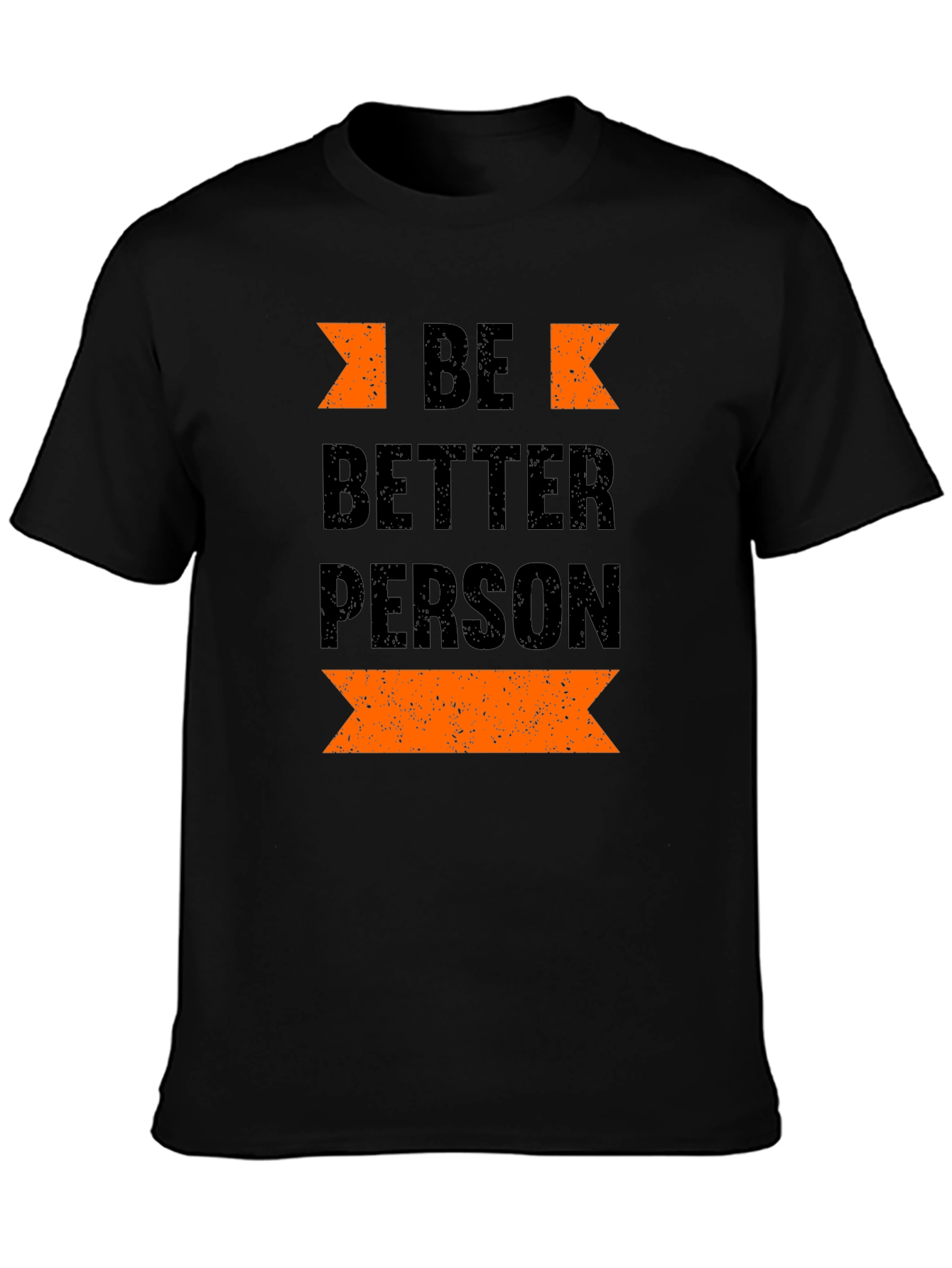 Be Better Person Black Graphic Tee