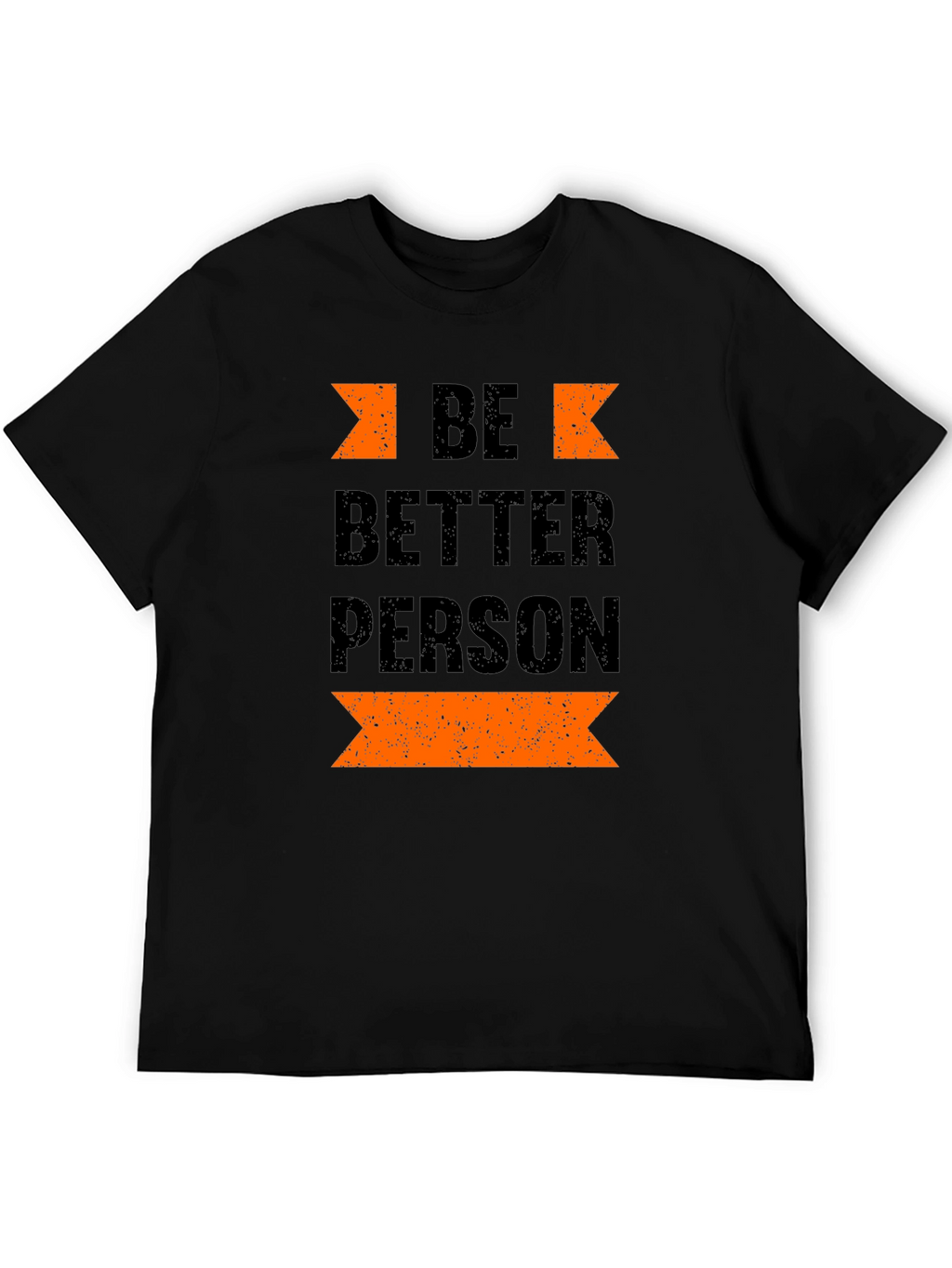 Be Better Person Black Graphic Tee
