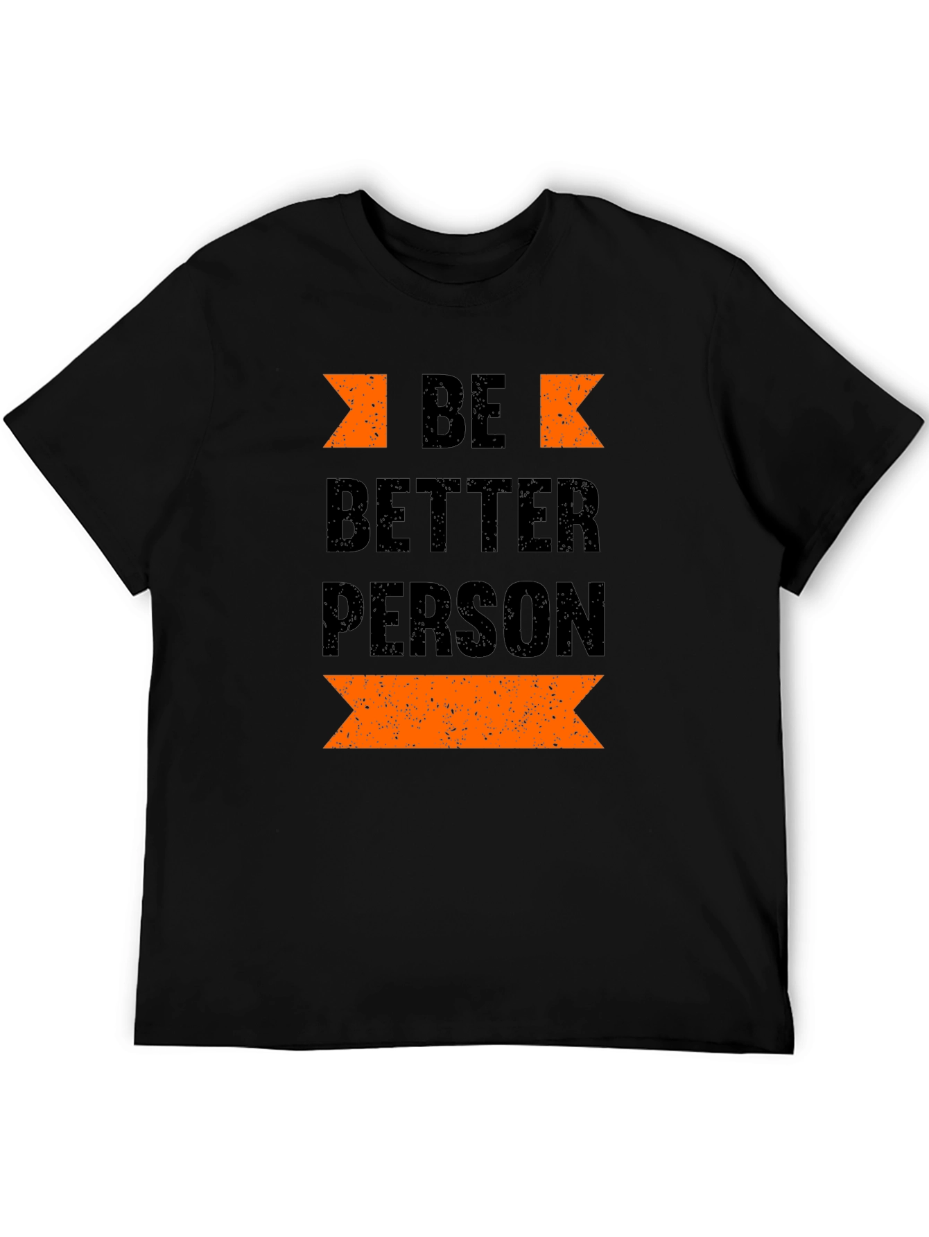 Be Better Person Black Graphic Tee