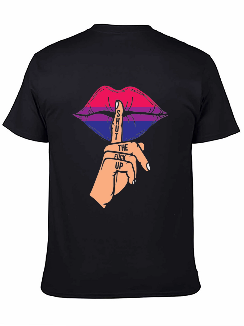 Bisexual Pride Graphic Tee - Shut Up
