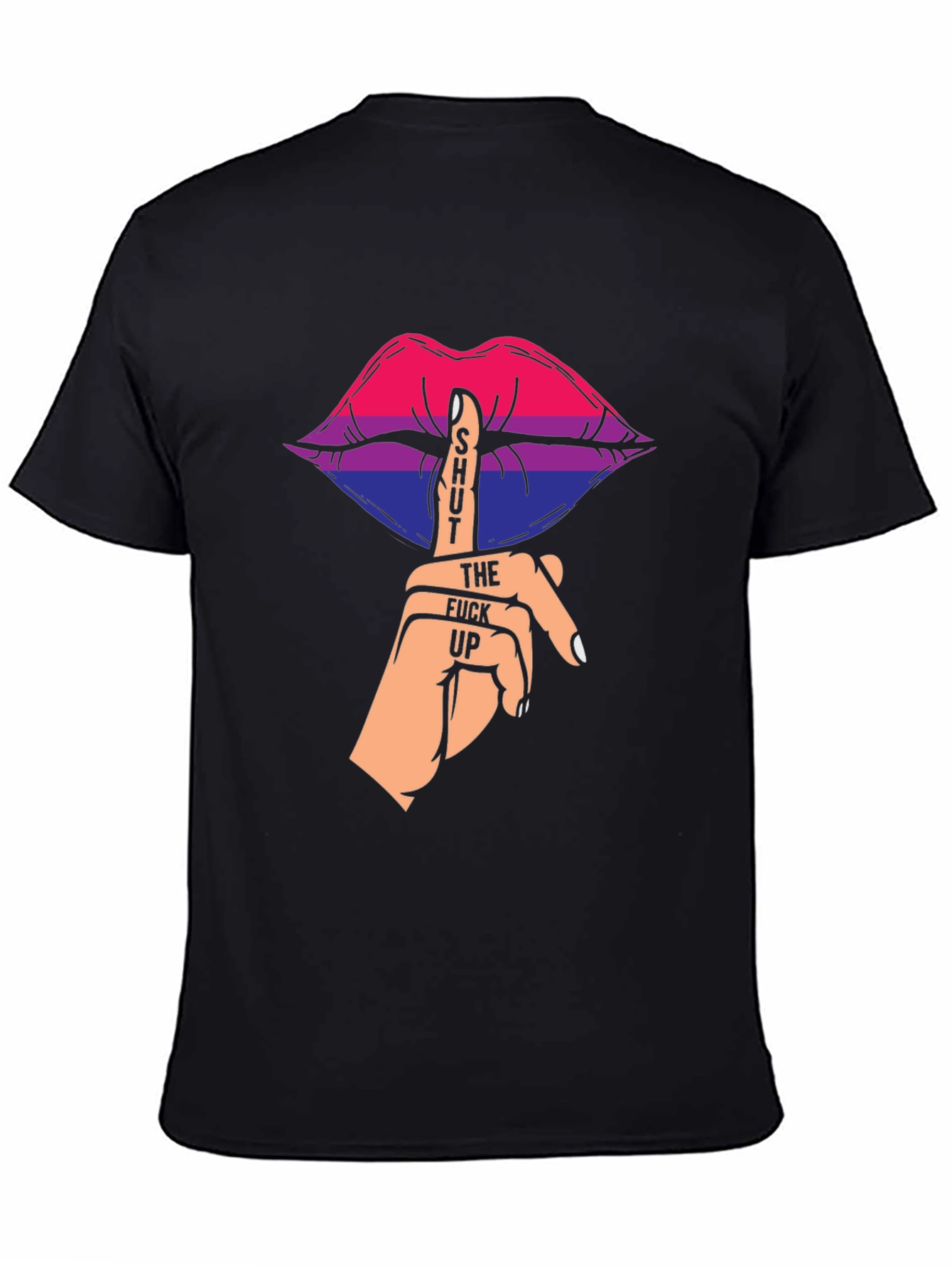 Bisexual Pride Graphic Tee - Shut Up