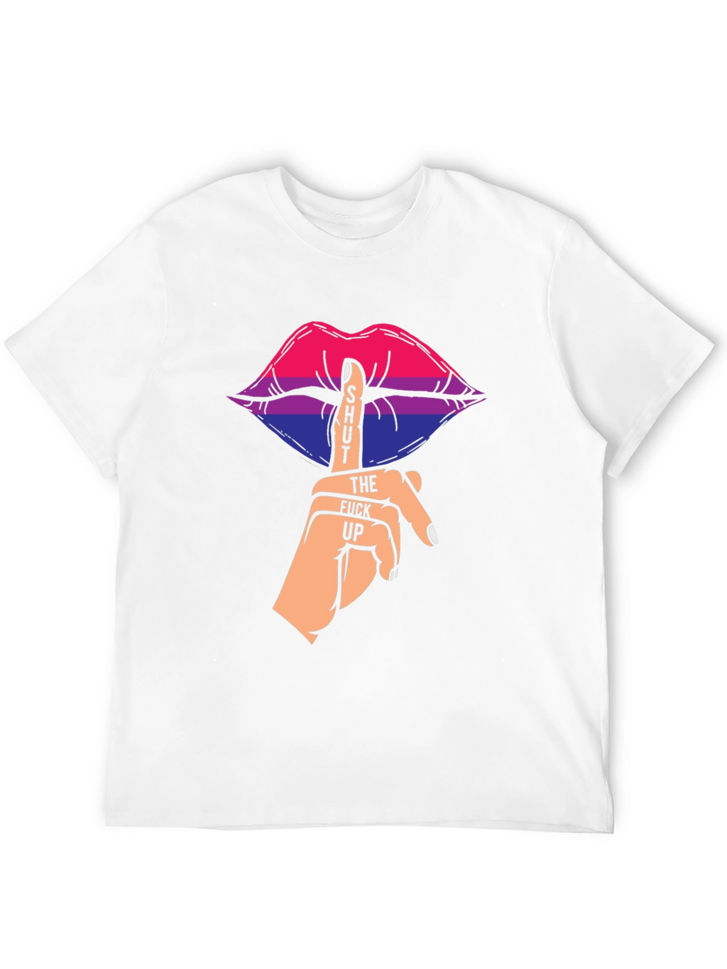 Bisexual Pride Graphic Tee - Shut Up