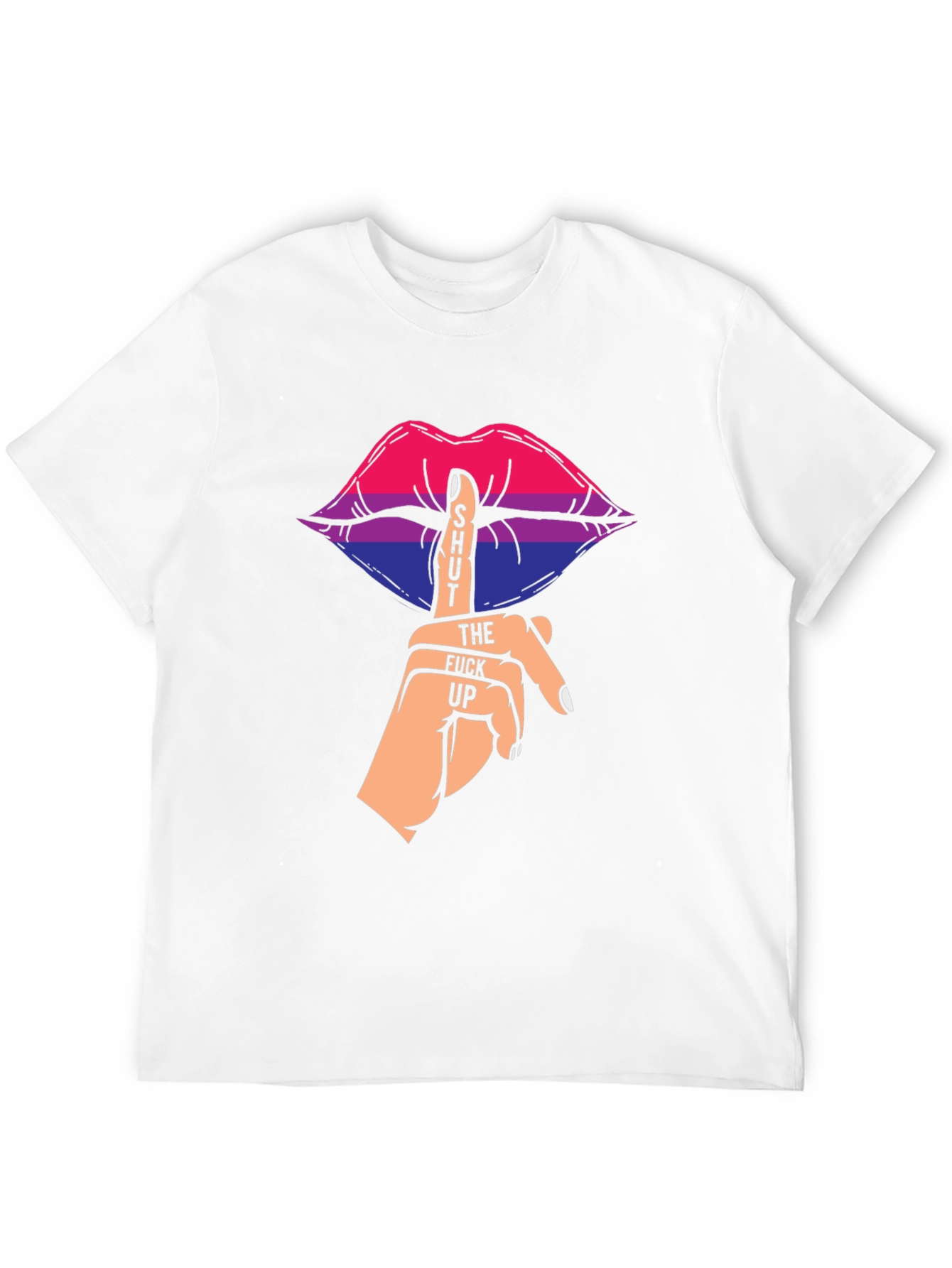 Bisexual Pride Graphic Tee - Shut Up