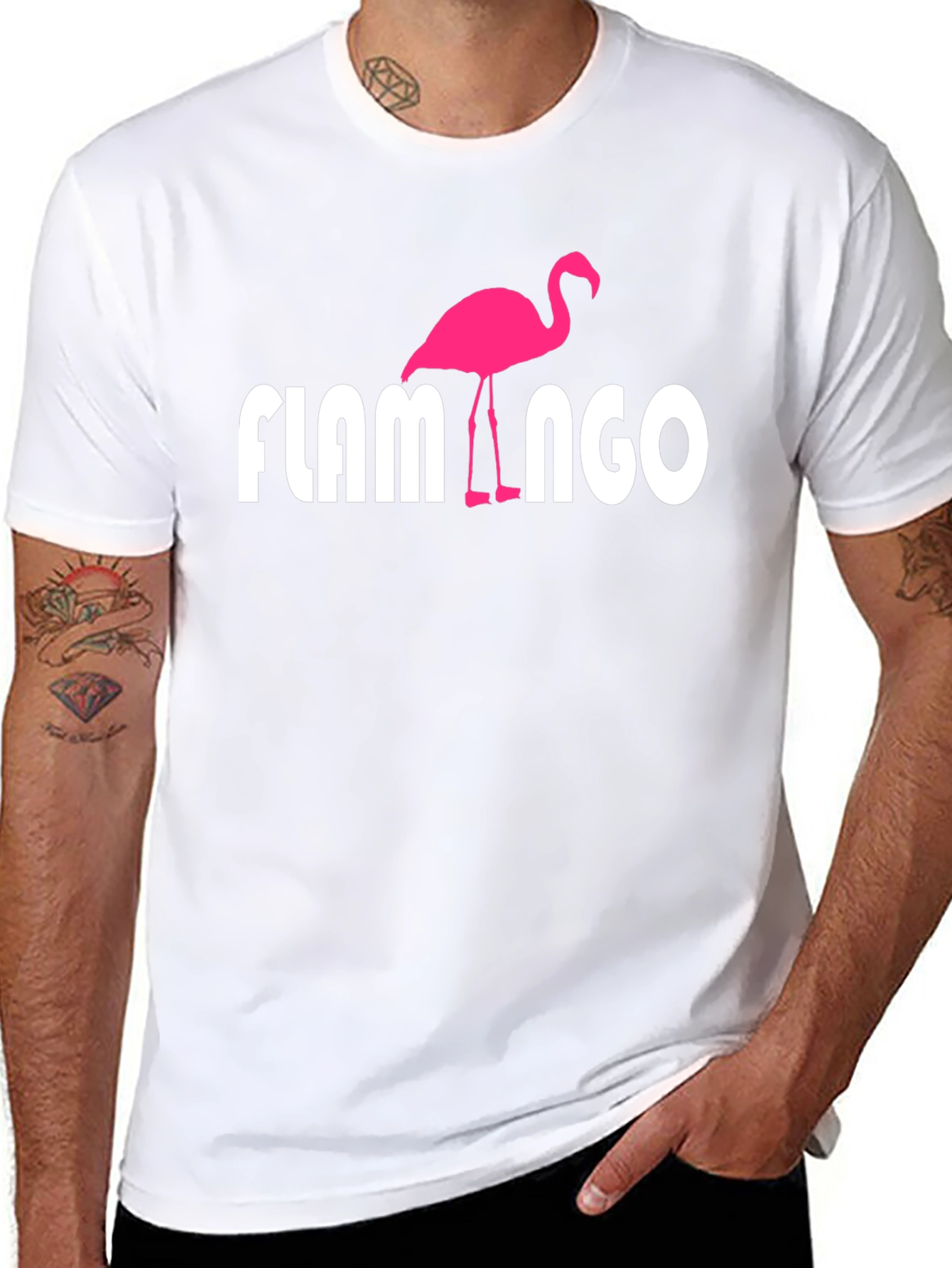 Flamingo Graphic T-Shirt - Fun & Stylish Cotton Tee