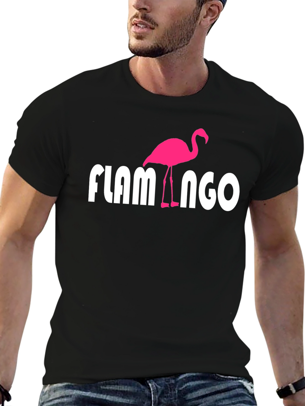 Flamingo Graphic T-Shirt - Fun & Stylish Cotton Tee