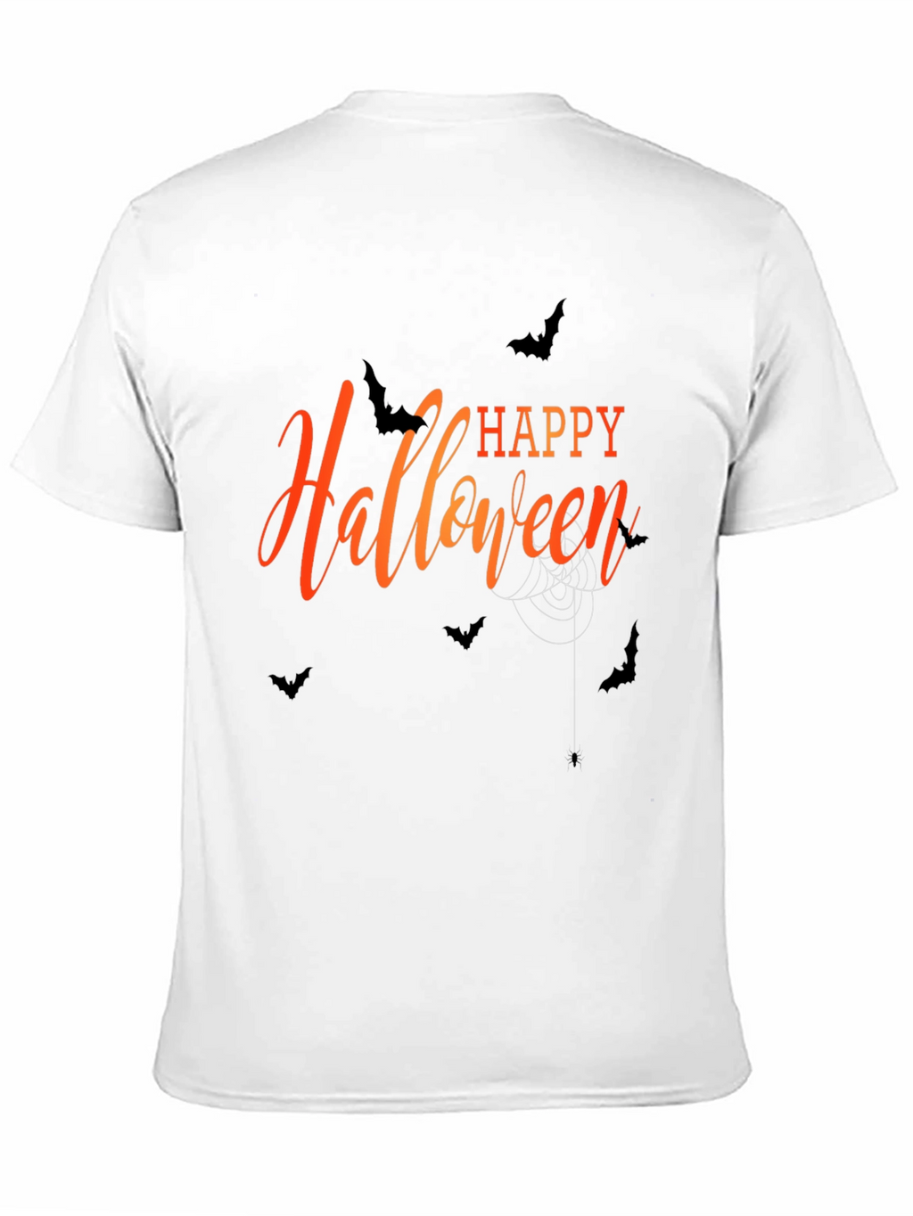 Happy Halloween Graphic T-Shirt - Mens Black Tee