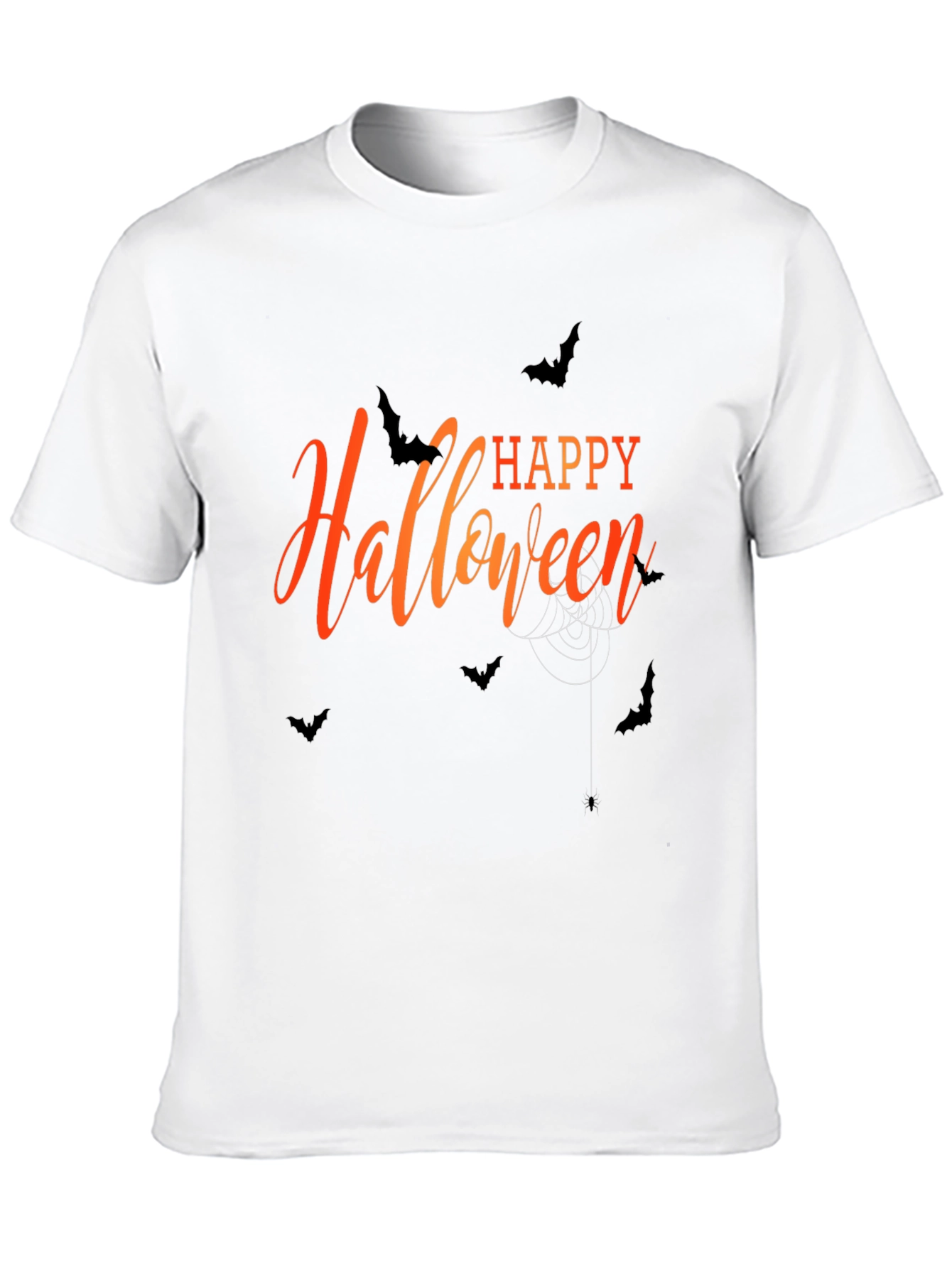 Happy Halloween Graphic T-Shirt - Mens Black Tee