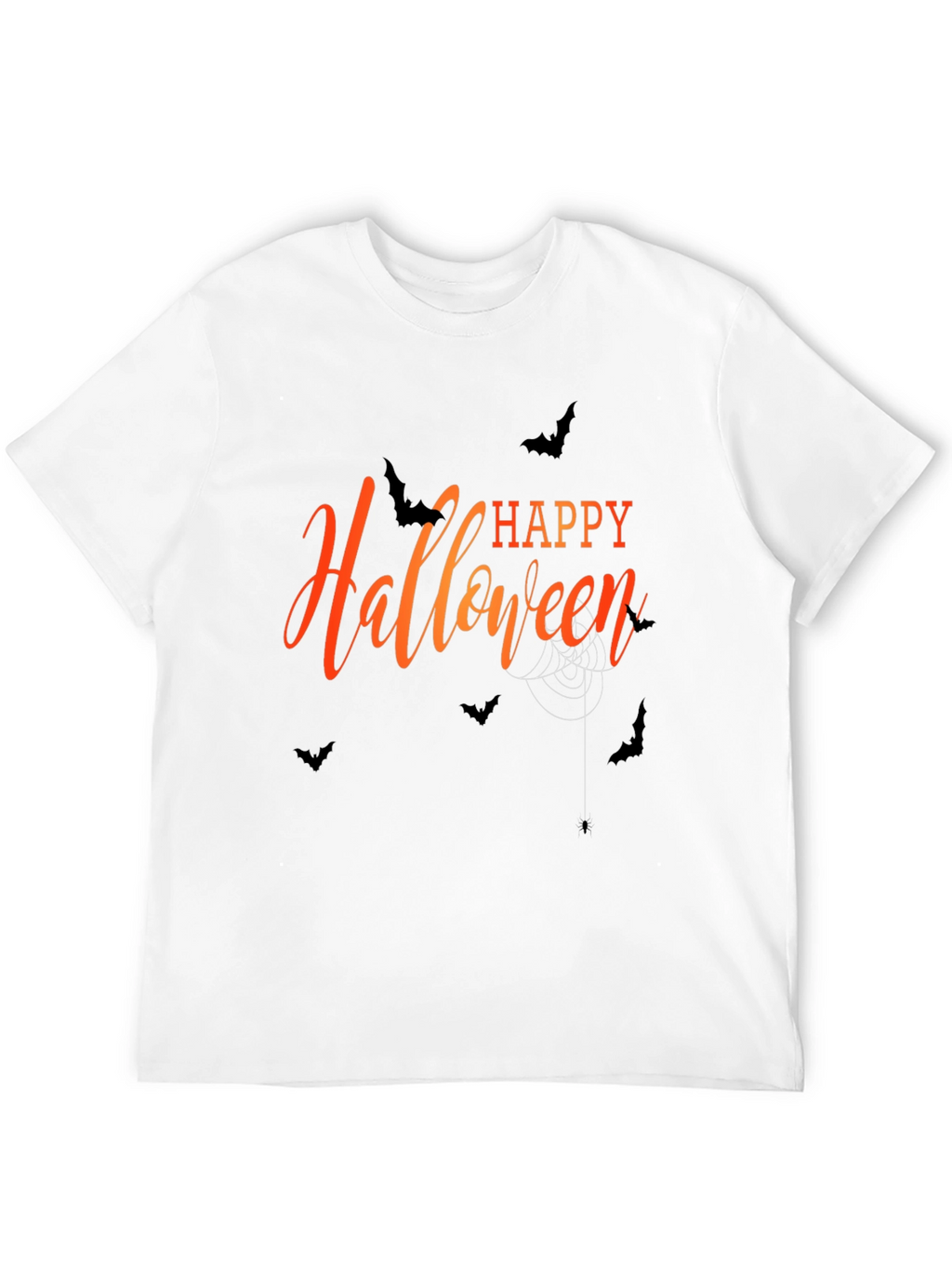 Happy Halloween Graphic T-Shirt - Mens Black Tee