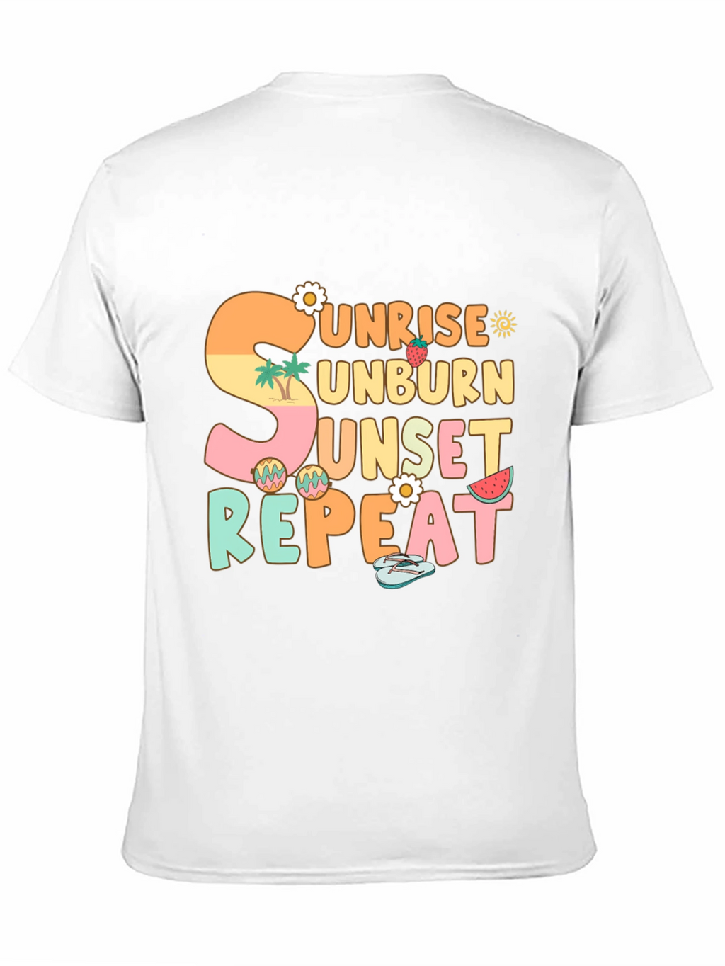 Sunrise Unburn Sunset Repeat Graphic T-Shirt