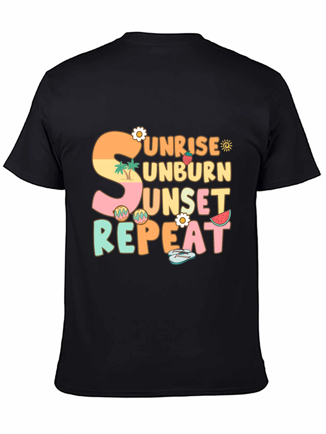 Sunrise Unburn Sunset Repeat Graphic T-Shirt