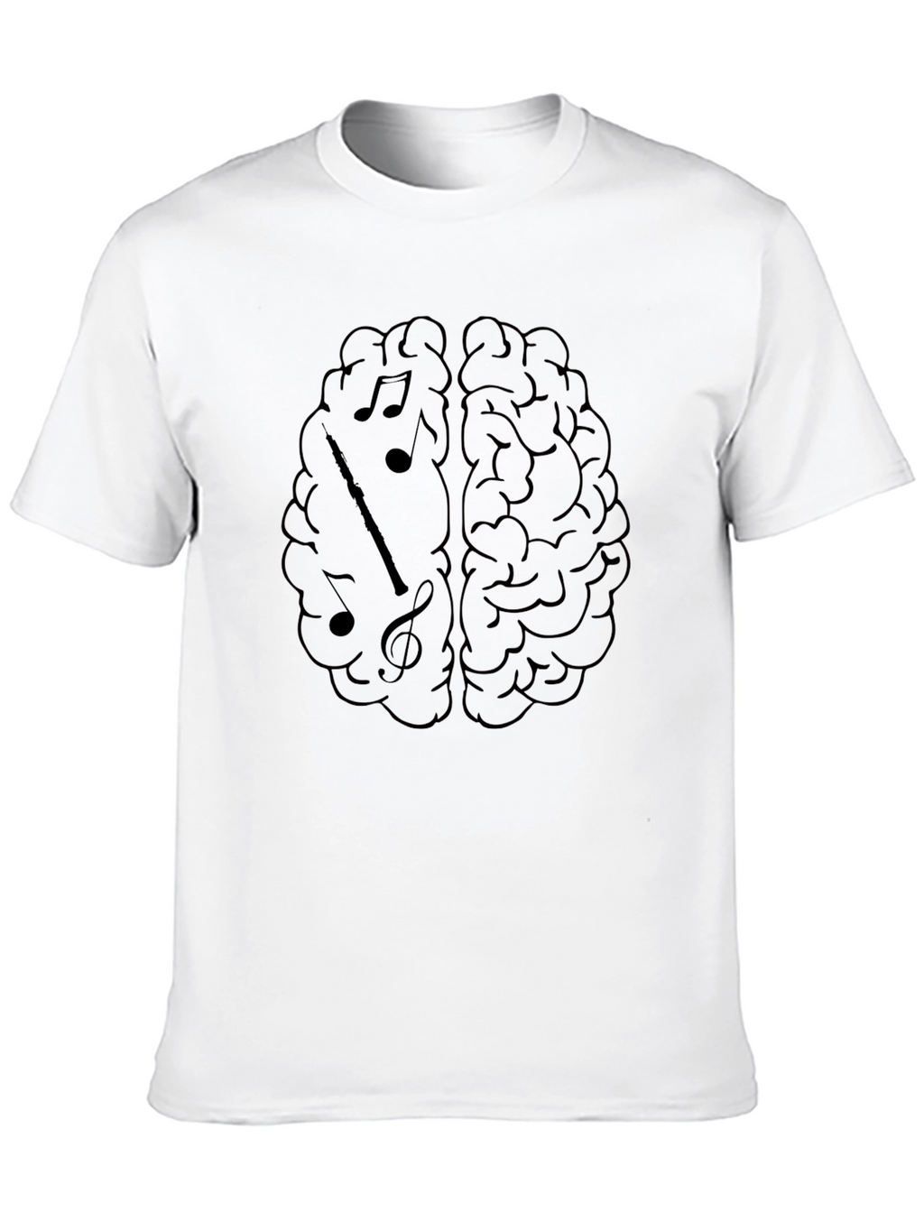 Musical Mind T-Shirt - Brain Graphic Tee