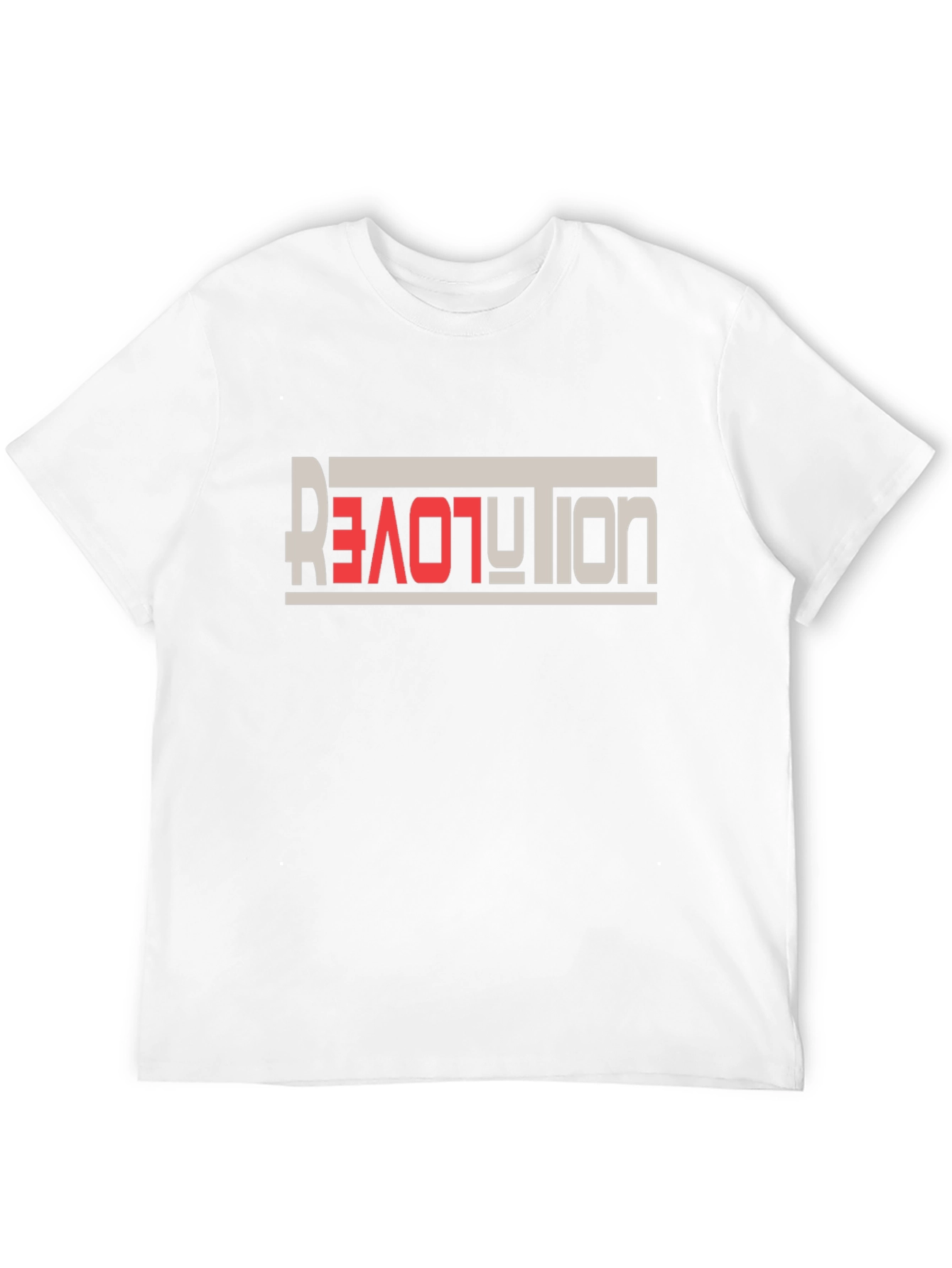 Revolution Love Graphic Tee - Black Casual T-Shirt