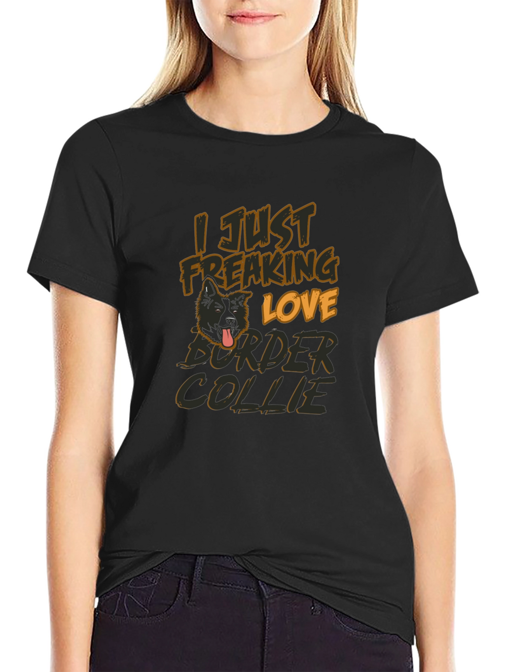 I Just Freaking Love Border Collie T-Shirt