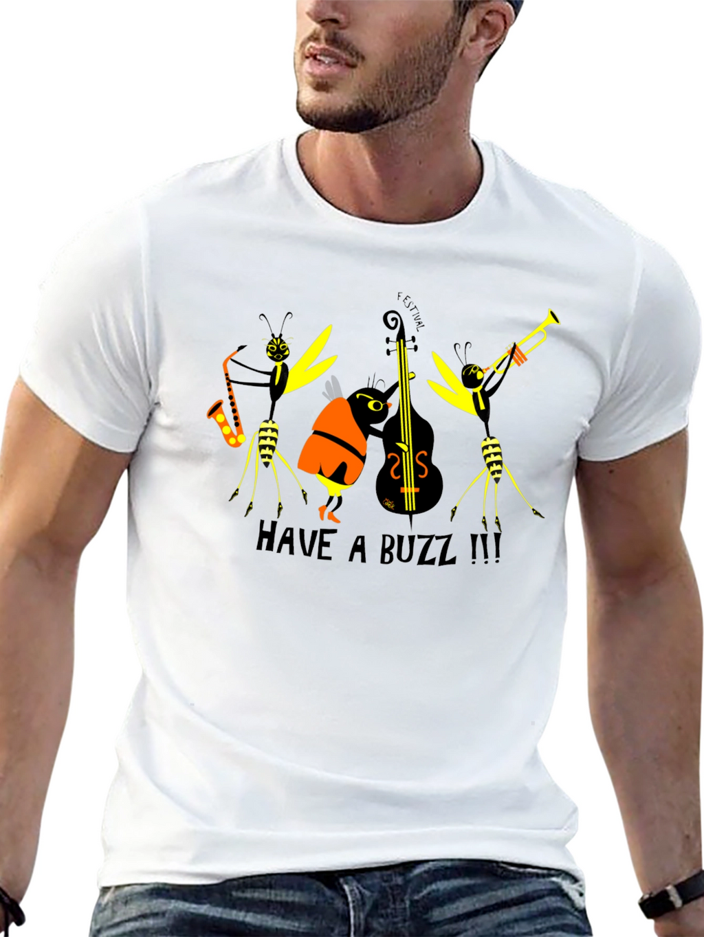Have a Buzz T-Shirt: Insect Jazz Band Tee