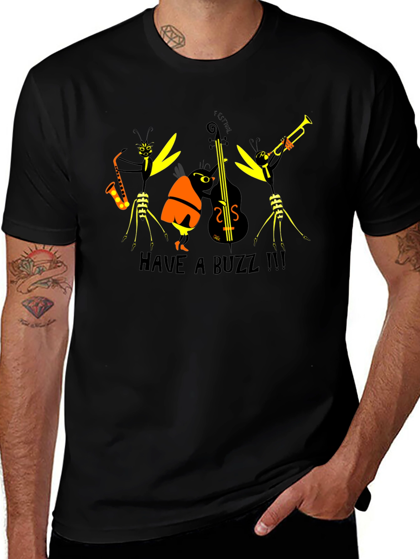 Have a Buzz T-Shirt: Insect Jazz Band Tee