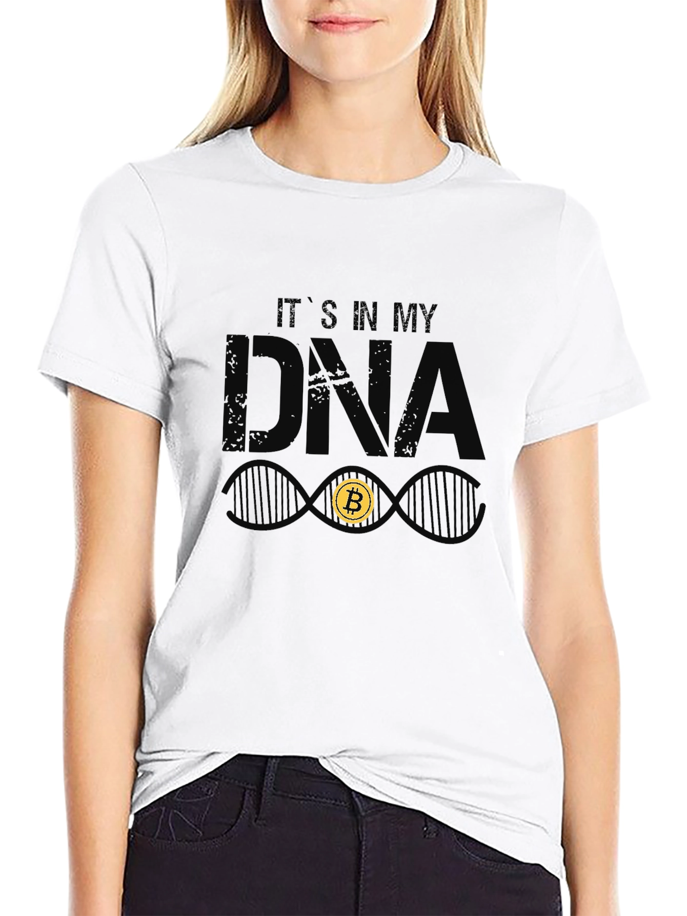 Bitcoin DNA T-Shirt Crypto Lover Tee