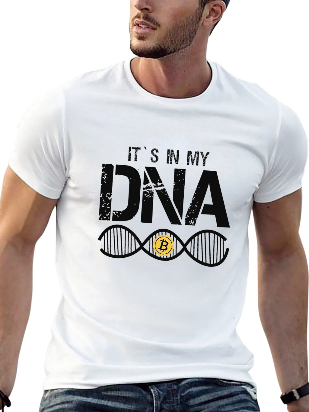 Bitcoin DNA T-Shirt Crypto Lover Tee