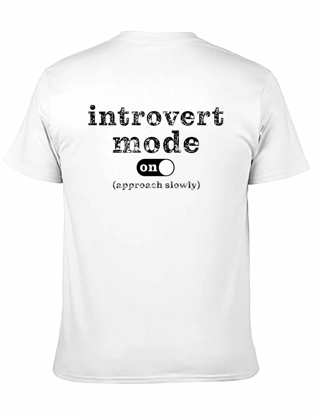 Introvert Mode On Black Graphic Tee