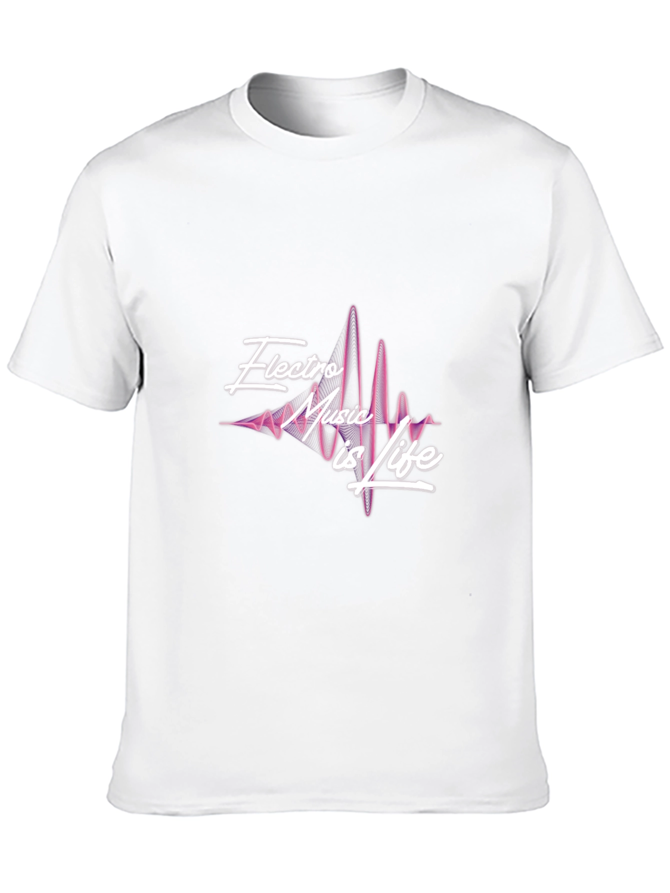 Electro Music is Life Black Graphic Tee