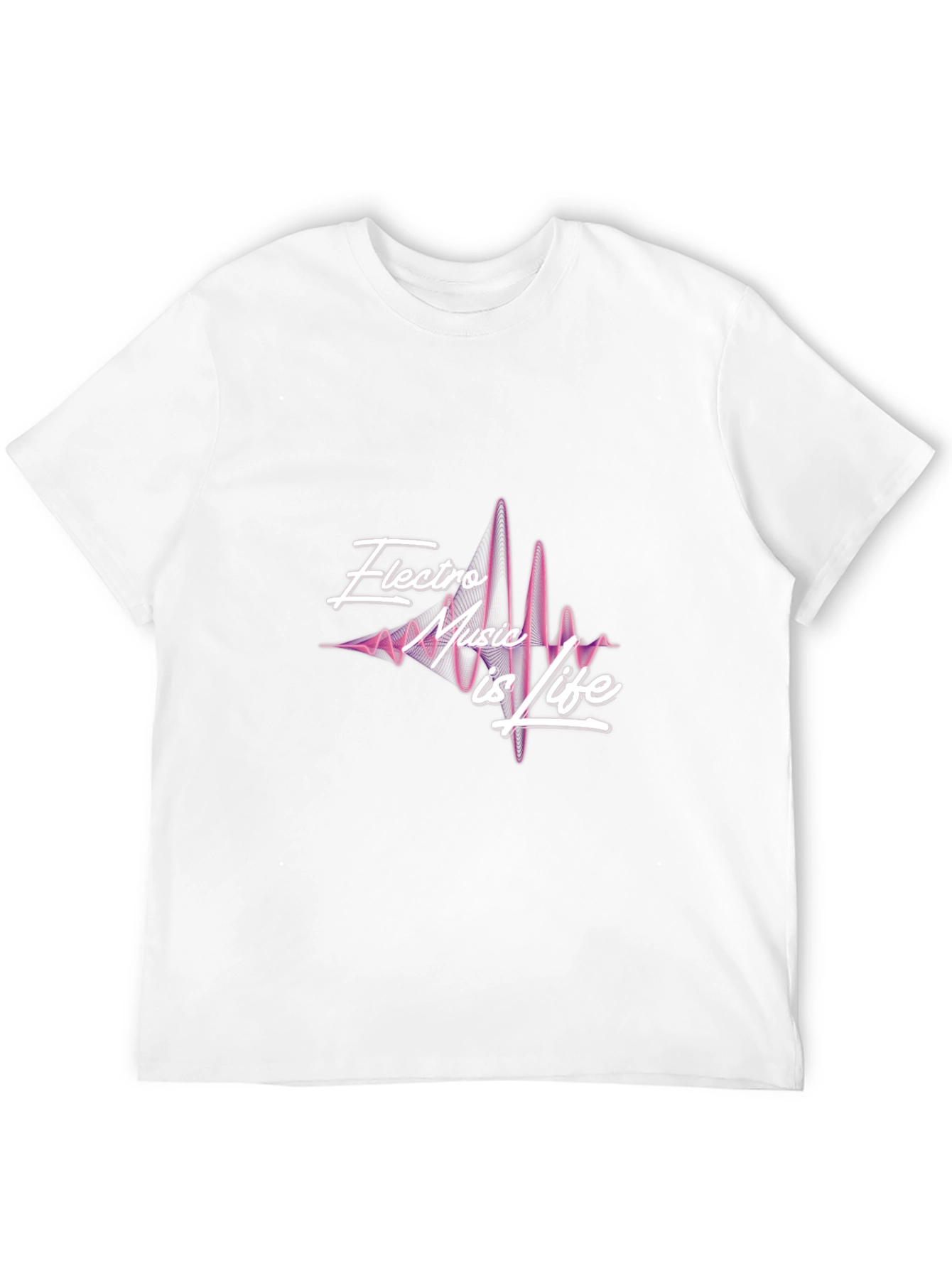 Electro Music is Life Black Graphic Tee