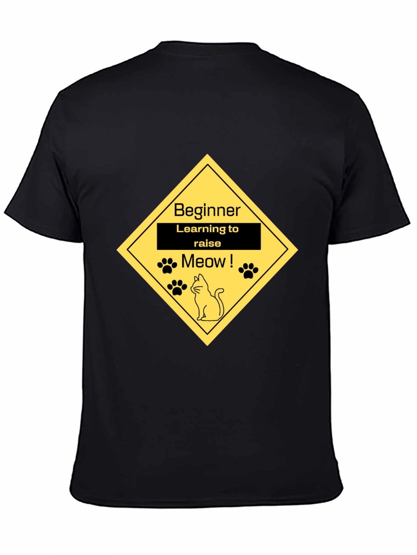 Beginner Cat Lover Tee - Learning to Raise Meow T-Shirt