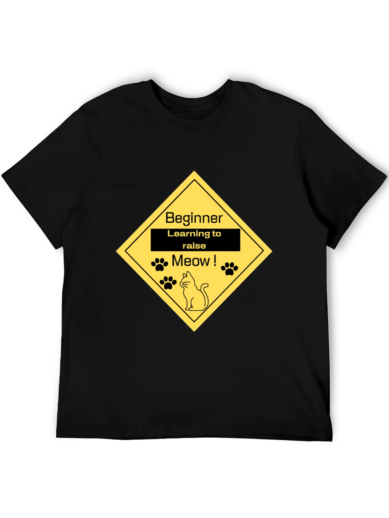 Beginner Cat Lover Tee - Learning to Raise Meow T-Shirt