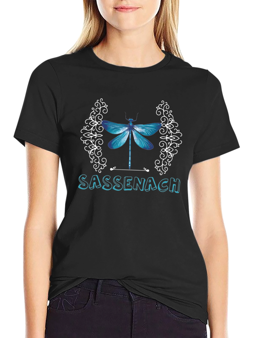 Sassenach Dragonfly Graphic Tee Shirt
