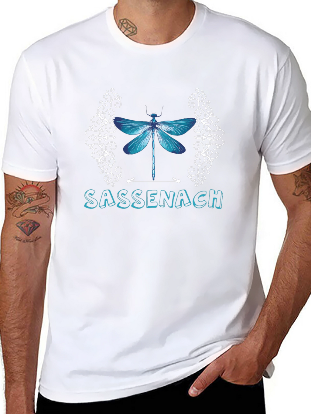 Sassenach Dragonfly Graphic Tee Shirt
